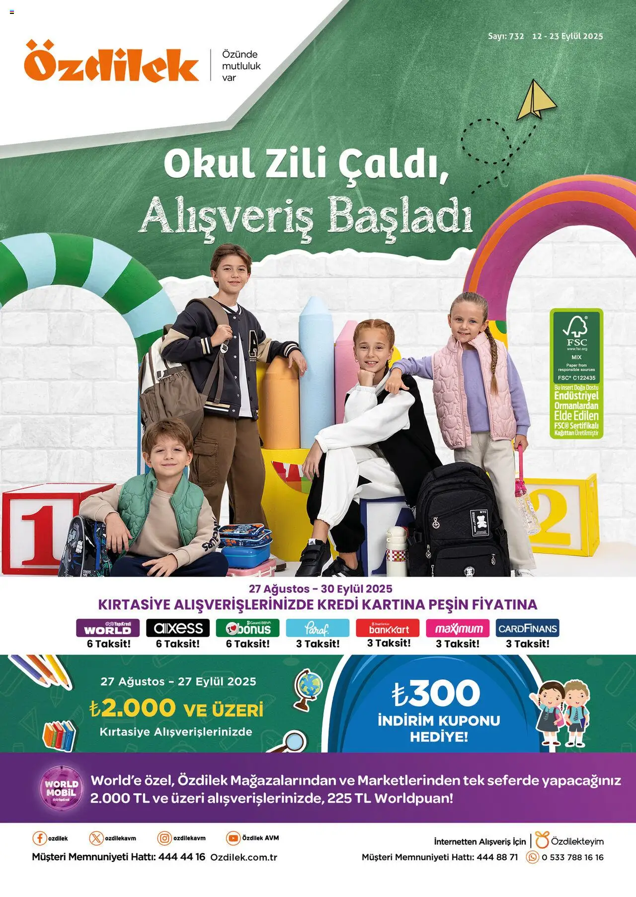 Özdilek Okul Zili Çaldı - 12.09.2025 tarihinden itibaren geçerlidir | Sayfa: 1