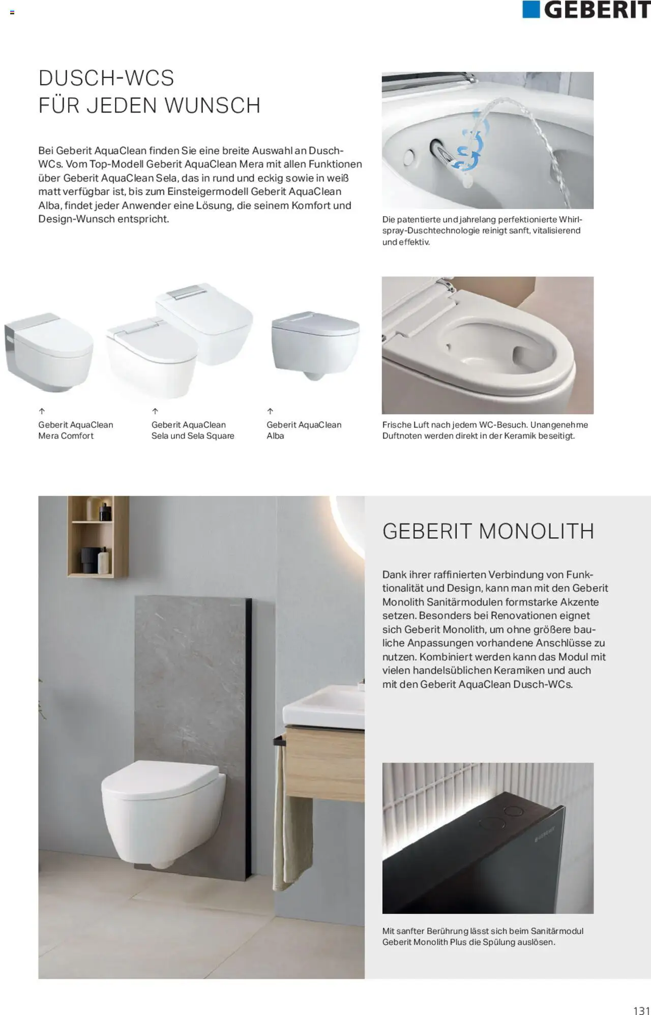 Fust Badezimmermagazin ab 05.05.2025 | Seite: 131 | Produkte: Spülung