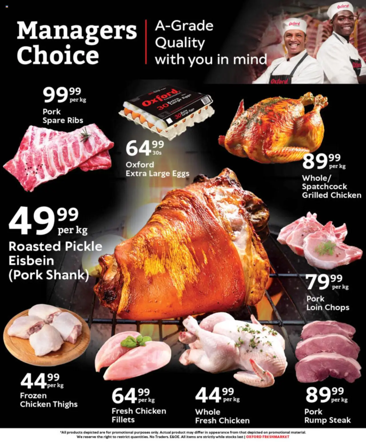 Oxford Freshmarket Specials │ valid from 06.08.2025 | Page: 2 | Products: Steak, Ribs, Eggs, Chicken