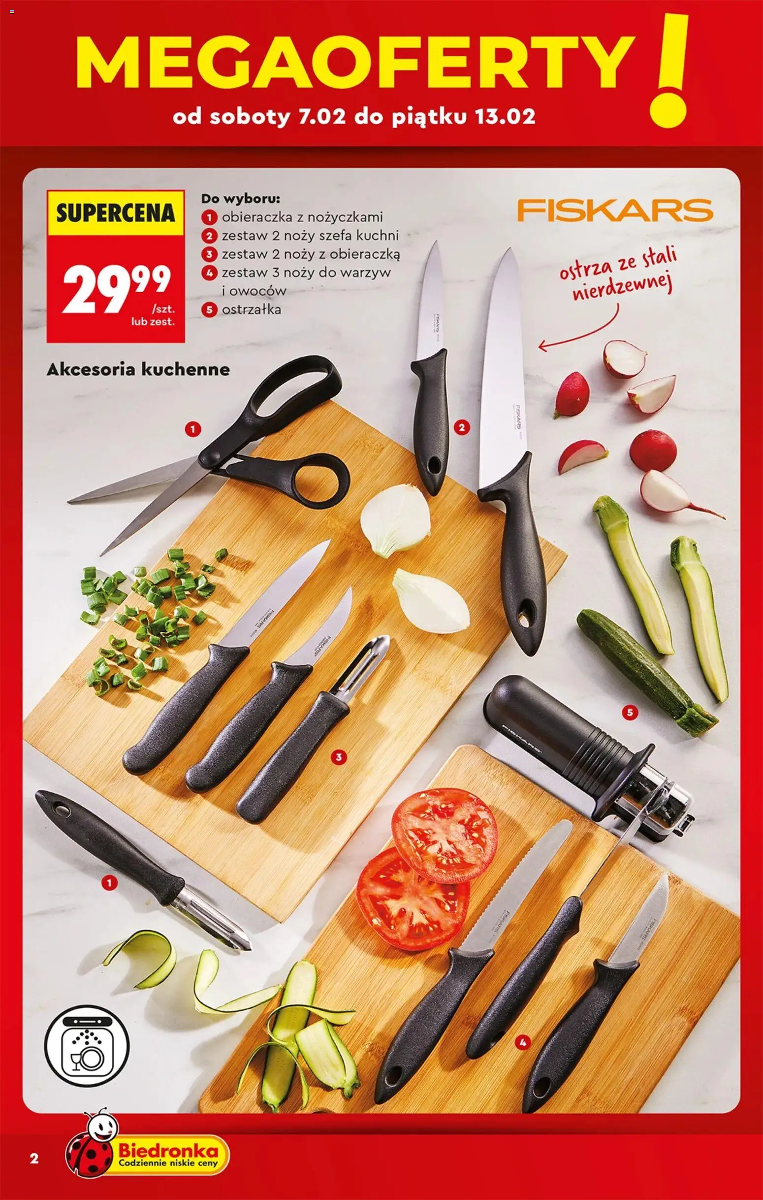 Biedronka Polsko leták - Hity i inspiracje od 07.02.2026 | Strana: 4 | Produkty: Fiskars