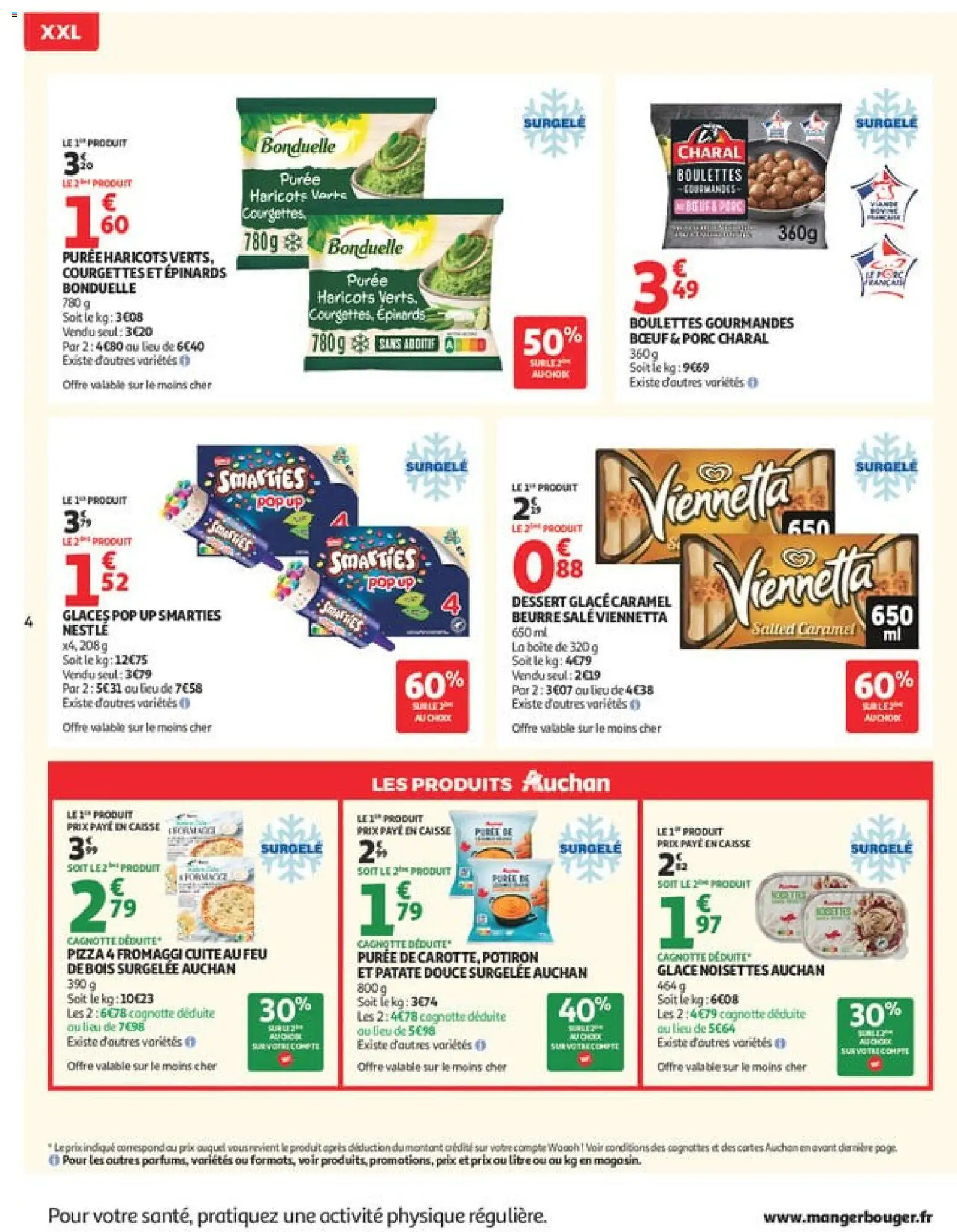 {H1} | Page: 4 | Produits: Patate douce, Potiron, Pizza, Porc