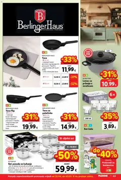 Plodine Katalog - Pregled kataloga iz trgovine Plodine, vrijedi od 22.04.2026 | Stranica: 43 | Proizvodi: Tava, Lonac