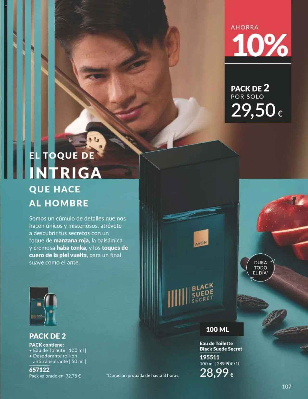 Catálogo AVON campaña 7 │ válido desde el 01.07.2025 | Página: 107 | Productos: Eau de toilette, Desodorante, Antitranspirante, Manzana