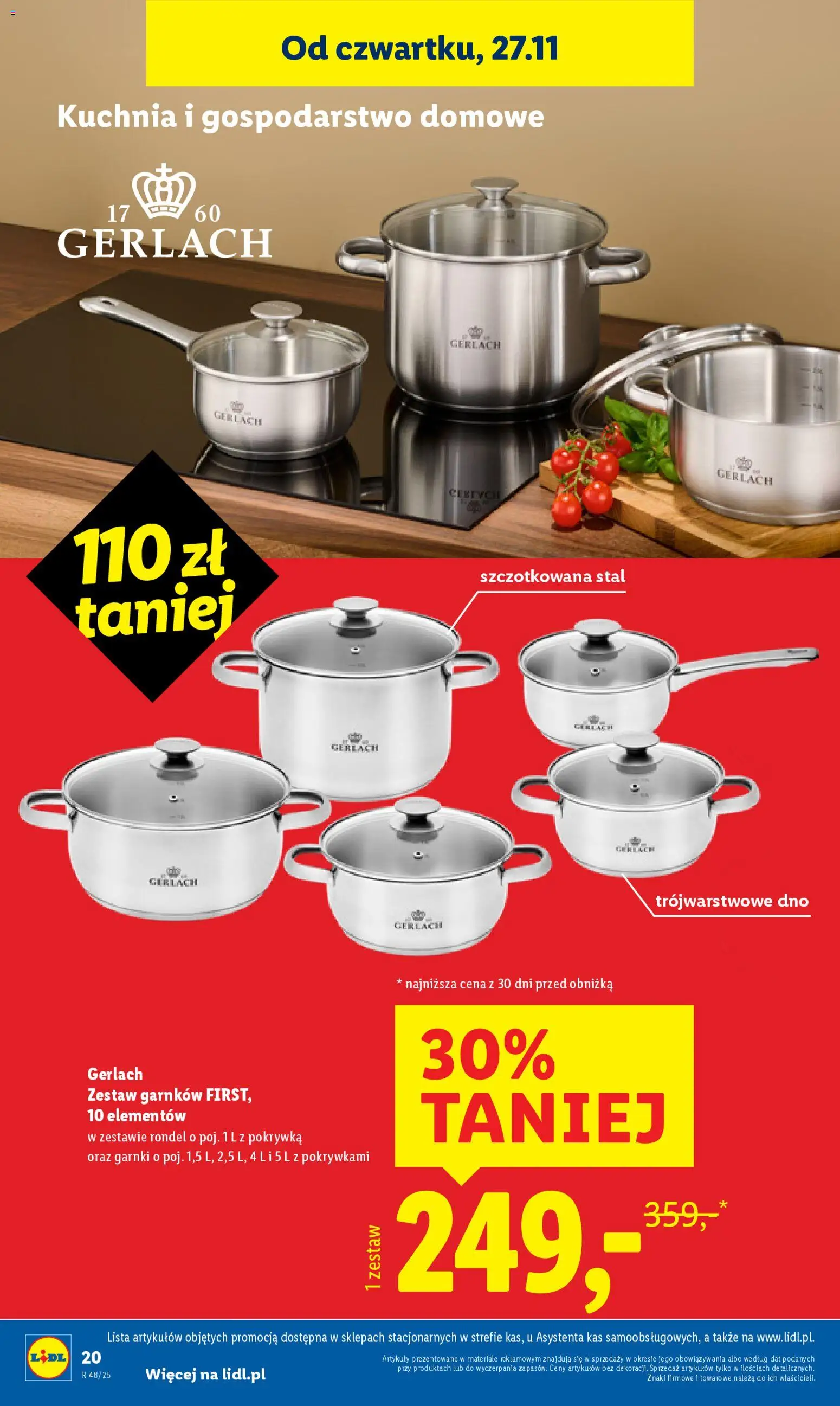 Lidl Black Friday od 24.11.2025 | Strona: 22 | Produkty: Garnki