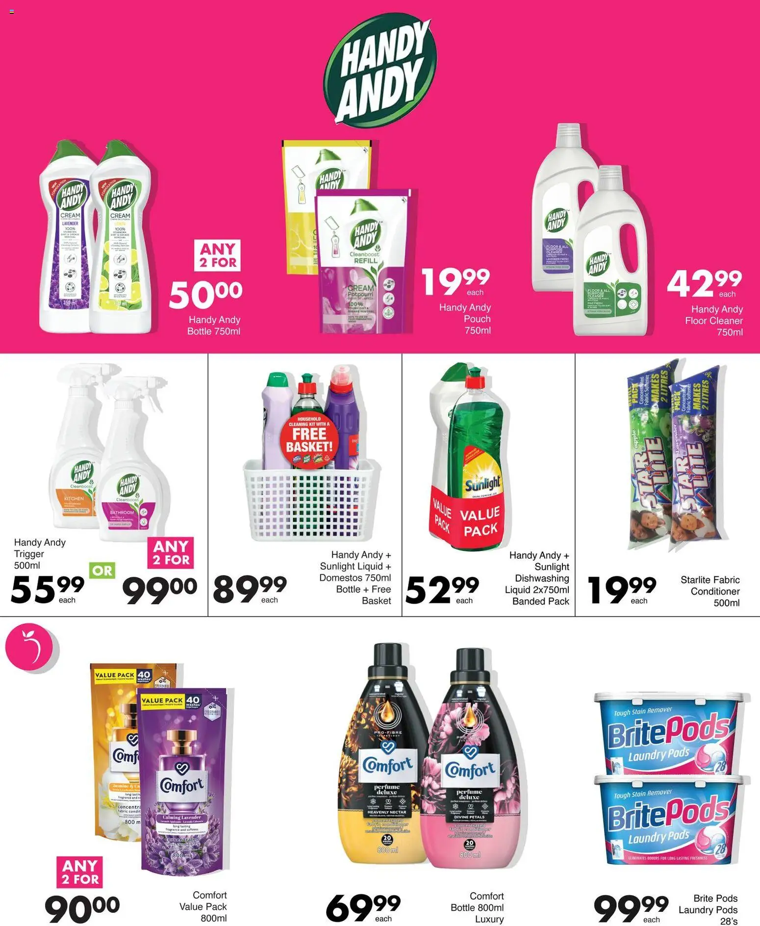 New Save catalogue – valid from 12.02.2026 | Page: 44 | Products: Conditioner, Cream, Fabric softener, Stain remover