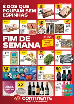Pré-visualização Continente - Fim de Semana válido de 03.10.2025
