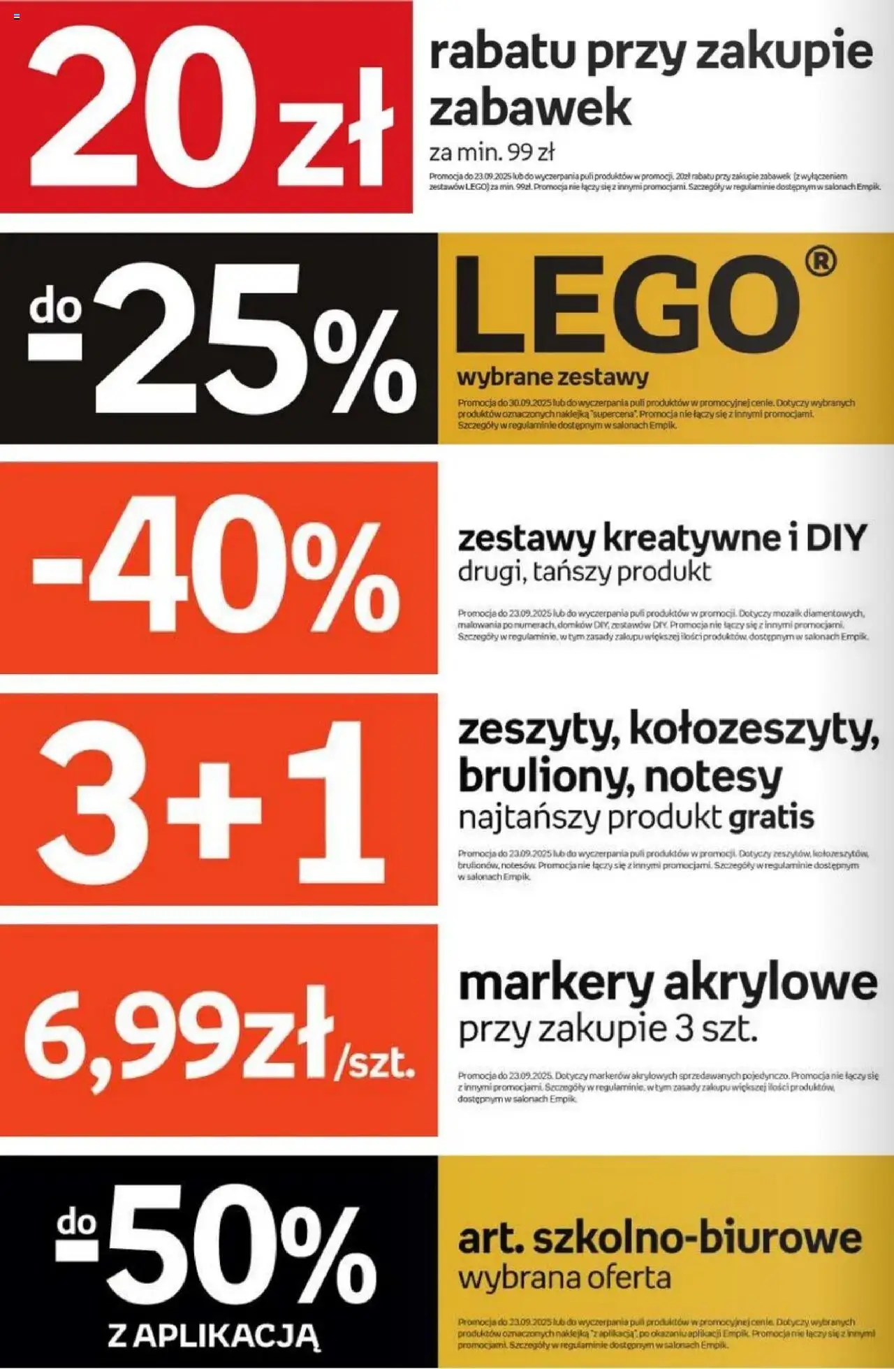 Empik promocje od 10.09.2025 | Strona: 92 | Produkty: Lego