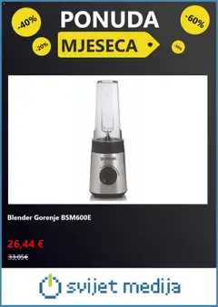 Katalog Svijet medija - Pregled kataloga iz trgovine Svijet medija, vrijedi od 03.10.2025 | Stranica: 2 | Proizvodi: Blender