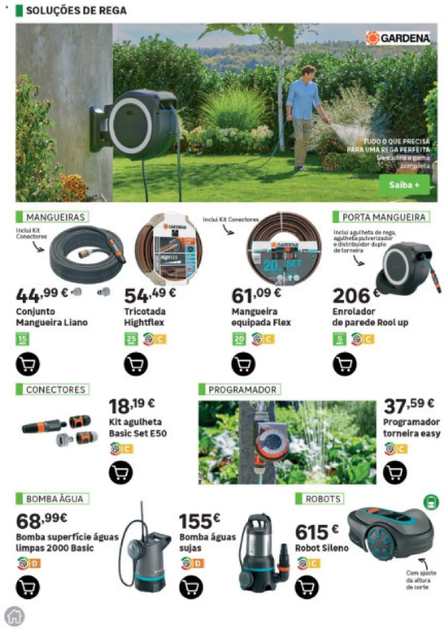 Leroy Merlin Arquipélago da Madeira Jardim │ válido de 12.03.2026 | Página: 86 | Produtos: Agua, Porta, Torneira, Mangueira