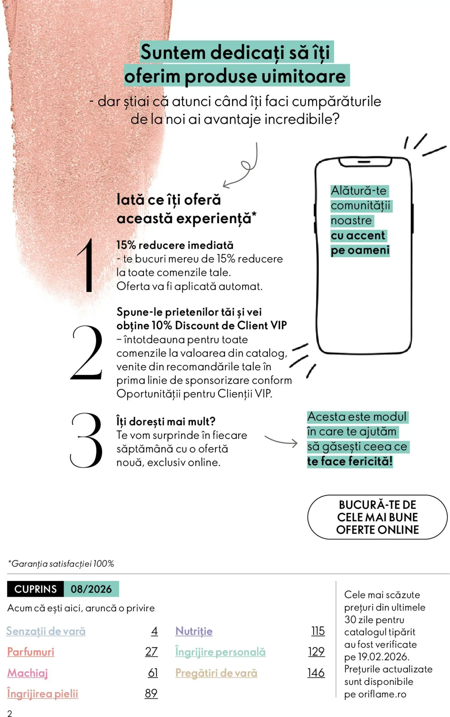 Noul catalog Oriflame – valabil de la 27.05.2026 | Pagină: 2 | Produse: Machiaj