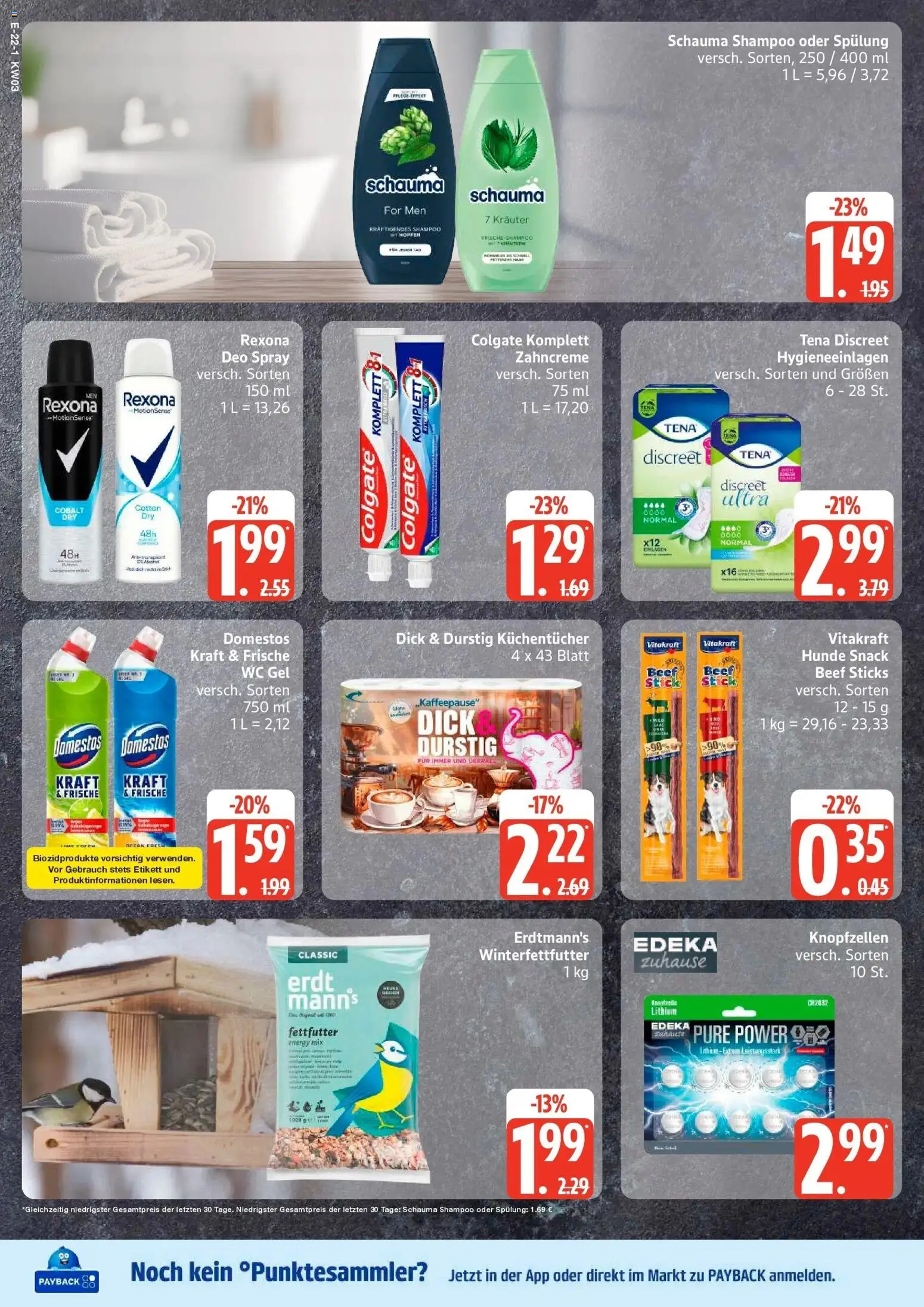 Edeka prospekt Hamburg	 – gültig ab 11.01.2026 | Seite: 27 | Produkte: Schauma shampoo, Shampoo, Spülung, Deodorant