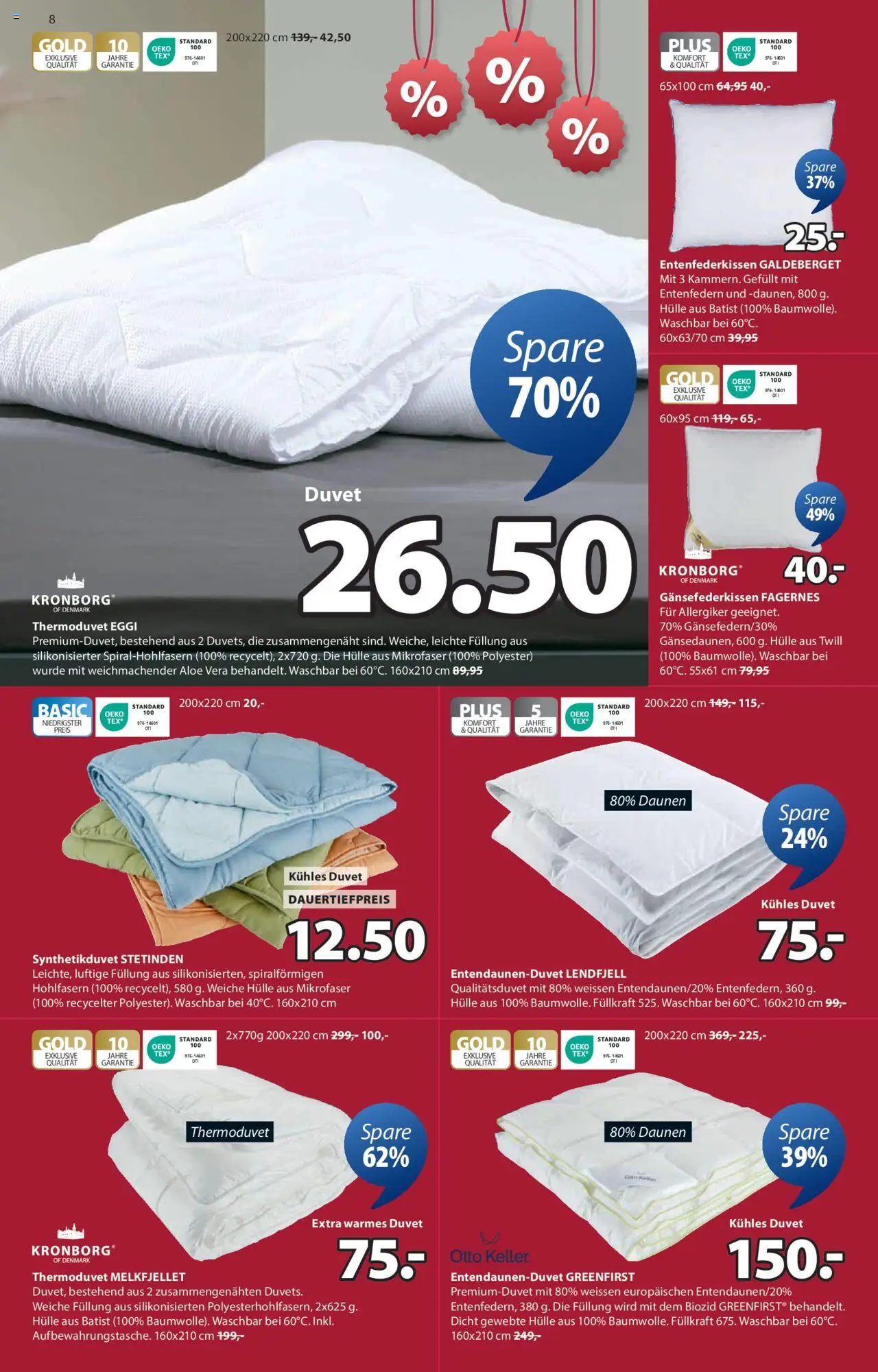 JYSK Aktionen ab 05.08.2025 | Seite: 9 | Produkte: Hülle