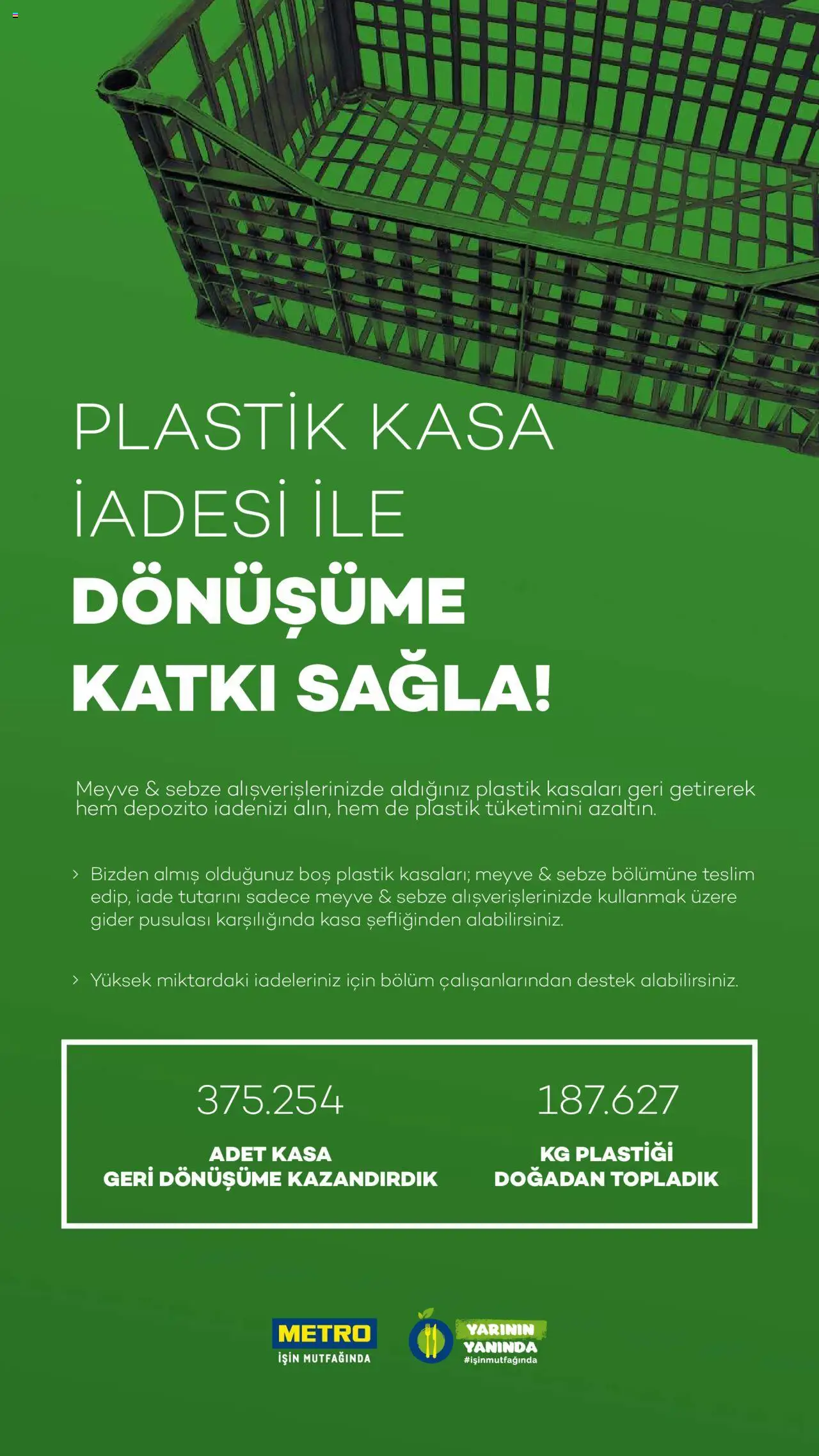 Metro Sürdürülebilir Ürünler Kataloğu - 06.06.2025 tarihinden itibaren geçerlidir | Sayfa: 11 | Ürünler: Sebze, Meyve, Kasa