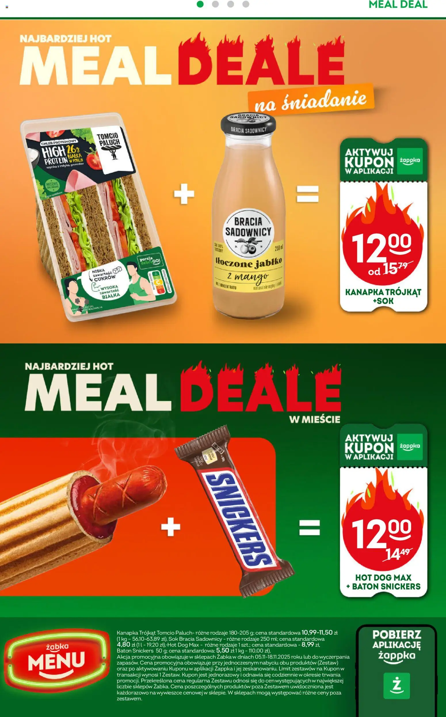 Żabka Gazetka od 05.11.2025 | Strona: 38 | Produkty: Mango, Baton, Chleb, Sok