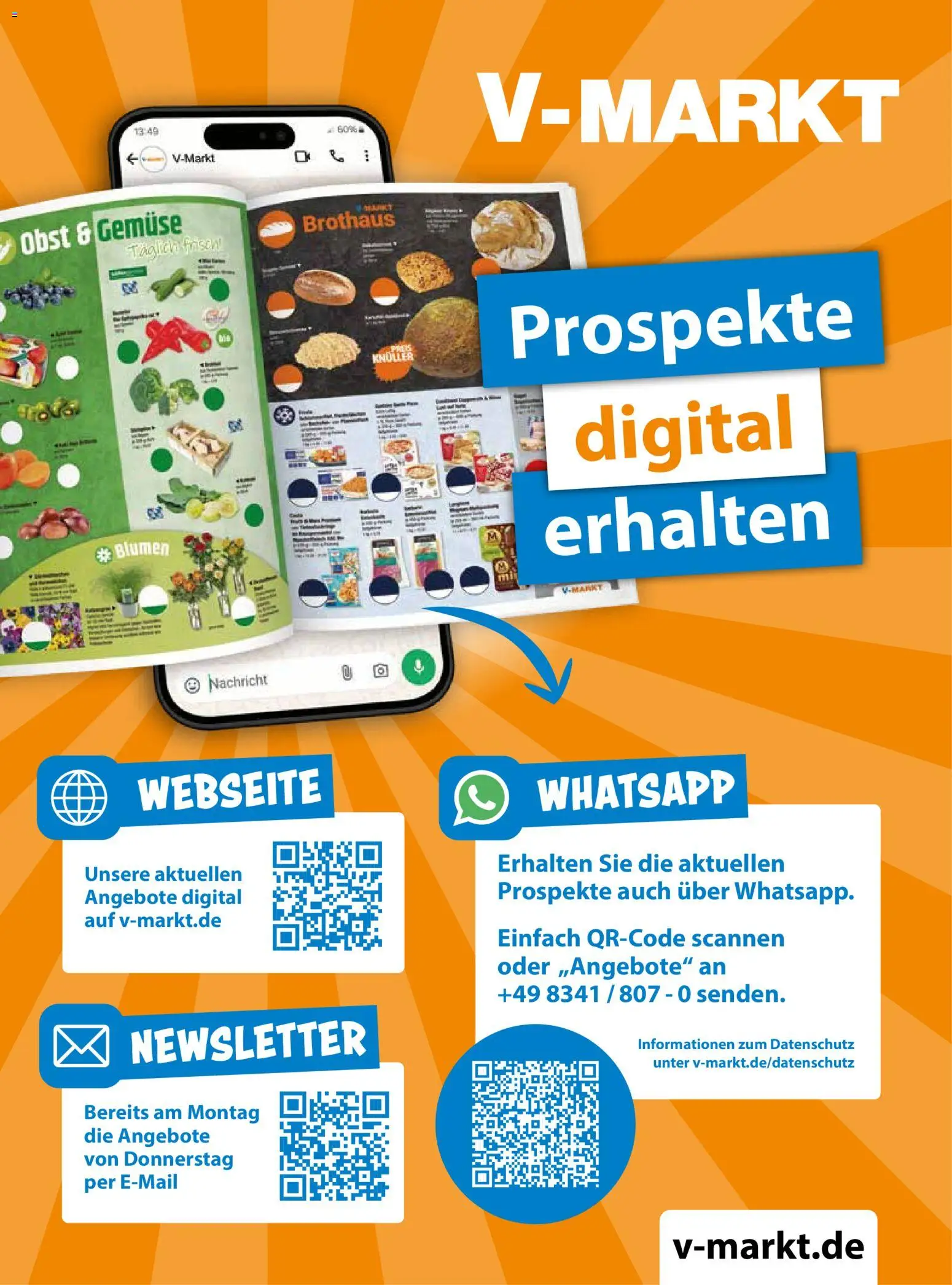 V-Markt - Vielfalt Januar / Februar – gültig ab 02.01.2026 | Seite: 60 | Produkte: Blumen, Gemüse, Obst