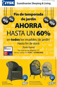 Vista previa JYSK Grandes ofertas válido desde el 31.07.2025