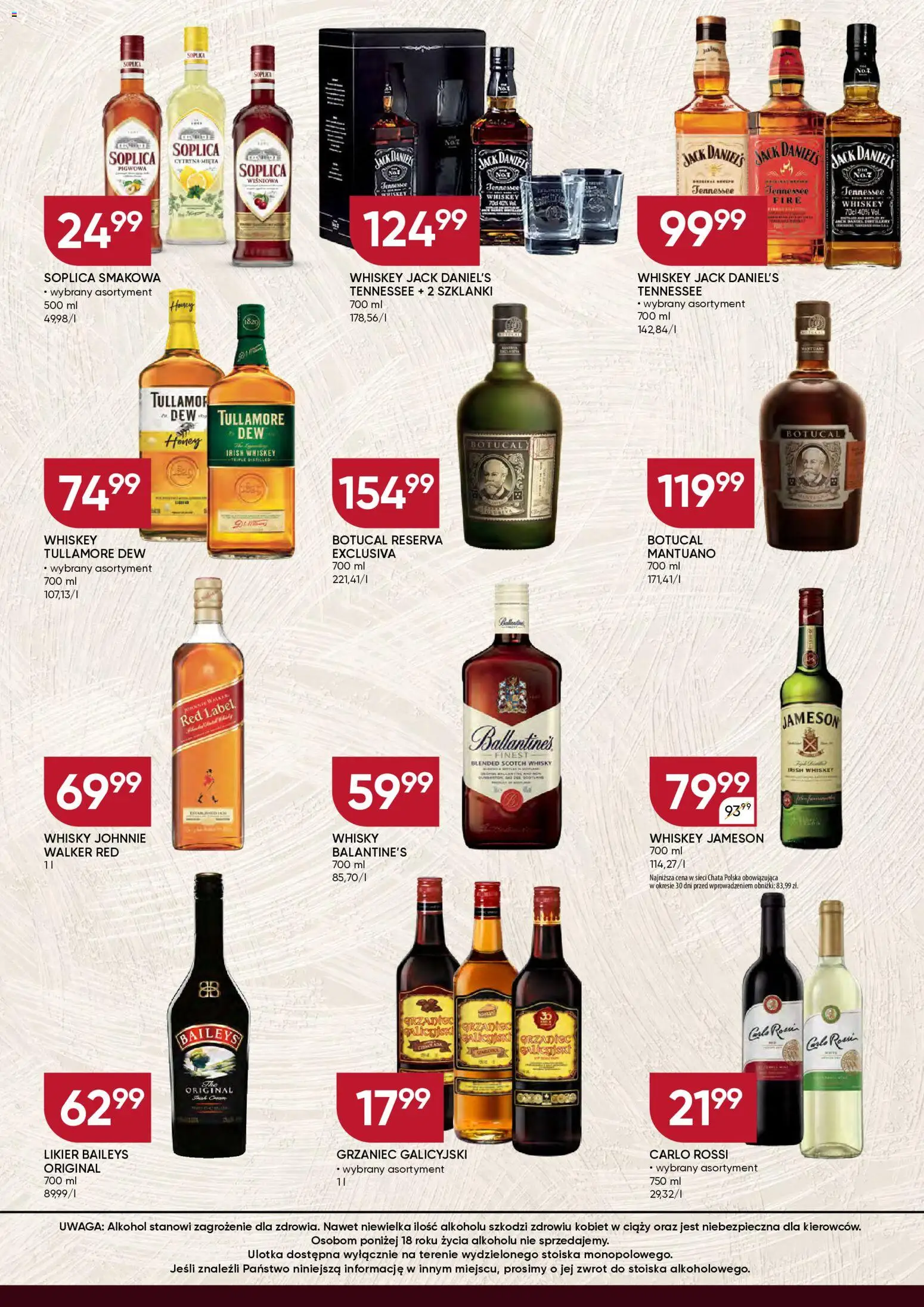 Chata Polska Gazetka - Mocna Oferta od 20.01.2026 | Strona: 2 | Produkty: Cytryna, Baileys, Tullamore Dew, Grzaniec galicyjski