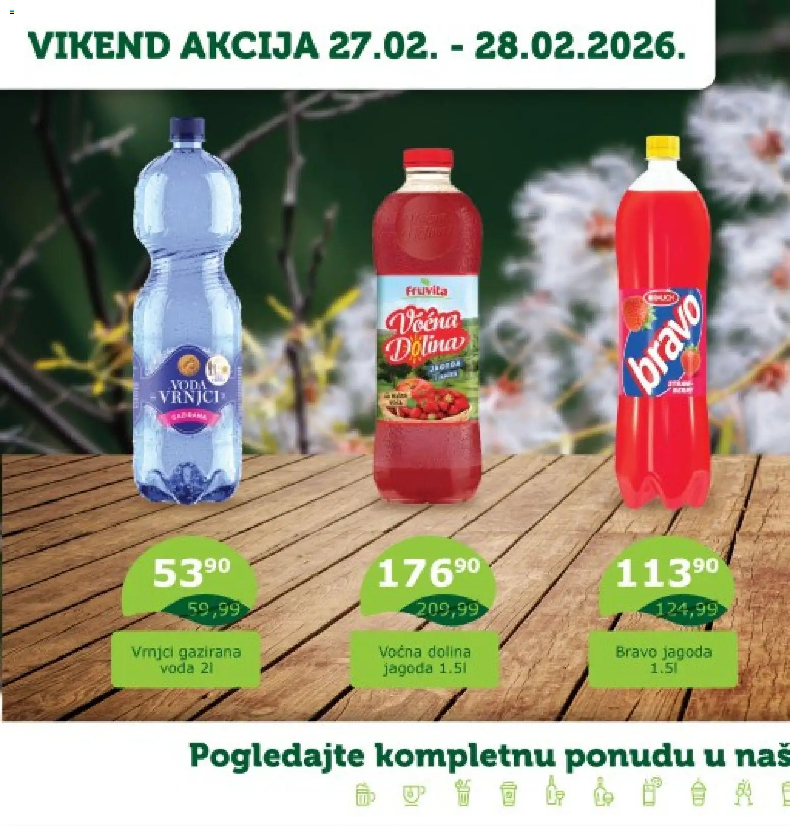 Valor katalog - važi od 27.02.2026 | Strana: 1 | Proizvode: Jagoda, Fruvita, Voda