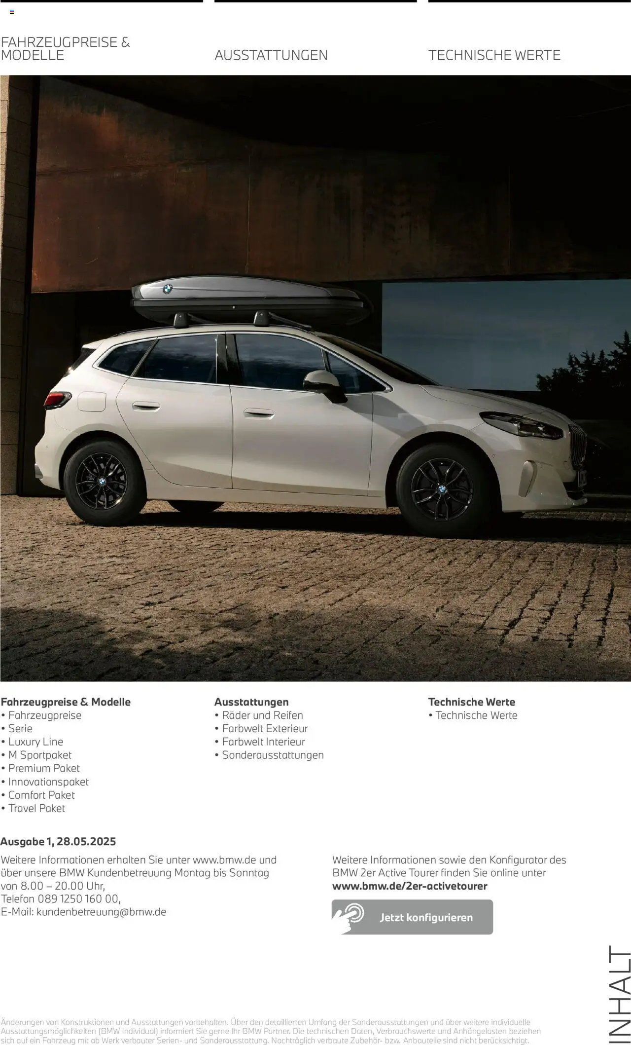 BMW 2er Active Tourer - gültig ab dem 01.07.2025 | Seite: 2 | Produkte: Telefon