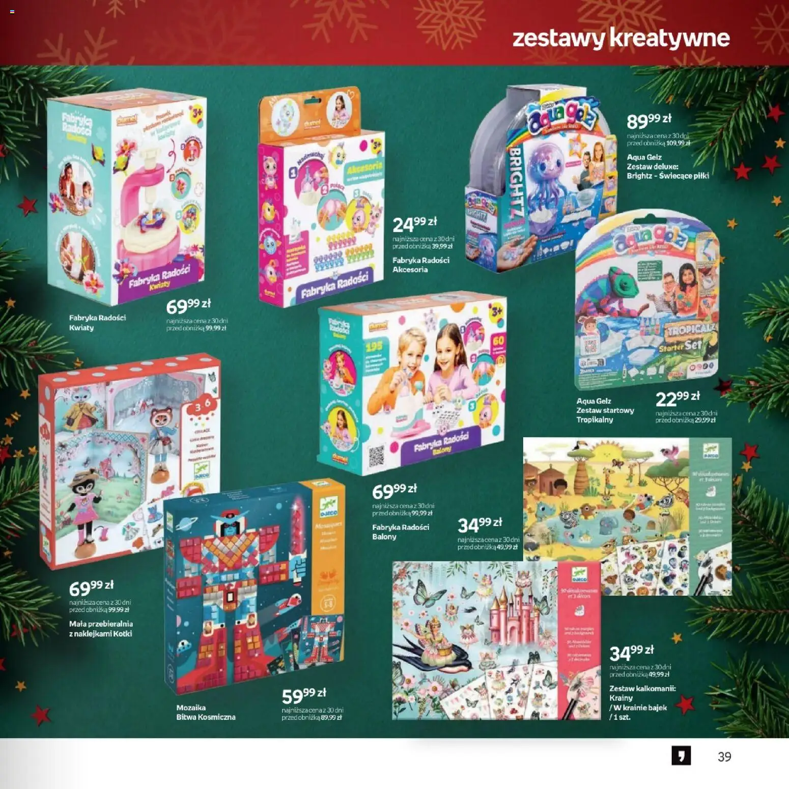 Empik promocje - Xmas Zabawki2 od 10.12.2025 | Strona: 39 | Produkty: Starter, Kwiaty