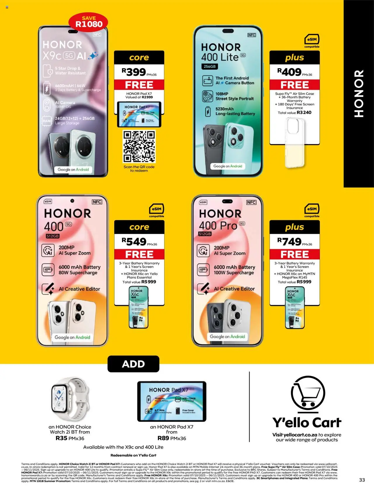 New MTN catalogue – valid from 07.10.2025 | Page: 33 | Products: Camera, Art, Battery, Water