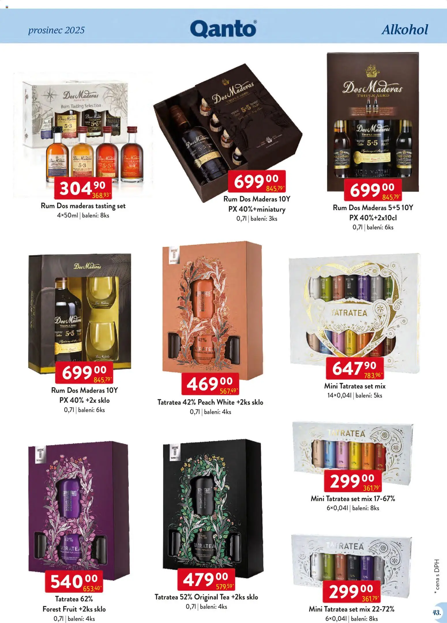 Astur & Qanto leták - Velkoobchod 12/2025 od 01.12.2025 | Strana: 43 | Produkty: Rum, Tatratea