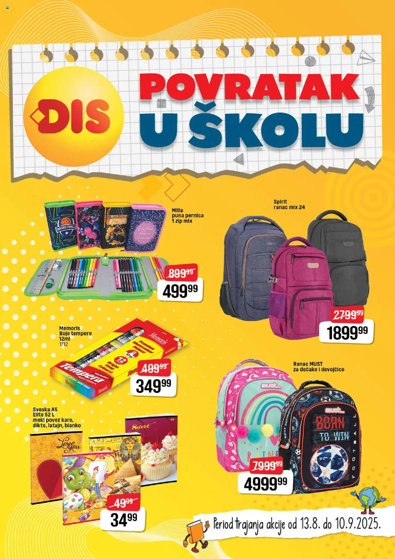 DIS katalog - važi od 13.08.2025 | Strana: 1 | Proizvode: Ranac