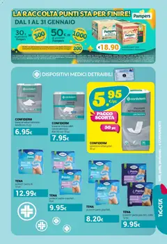 Anteprima del volantino Pampers Baby-dry PIÙ ASCIUTTO, Pampers Baby-dry PIÙ ASCIUTTO 4 MAXI 7-18kg valido a partire dal 10.01.2026 | Pagina: 13 | Prodotti: Pampers