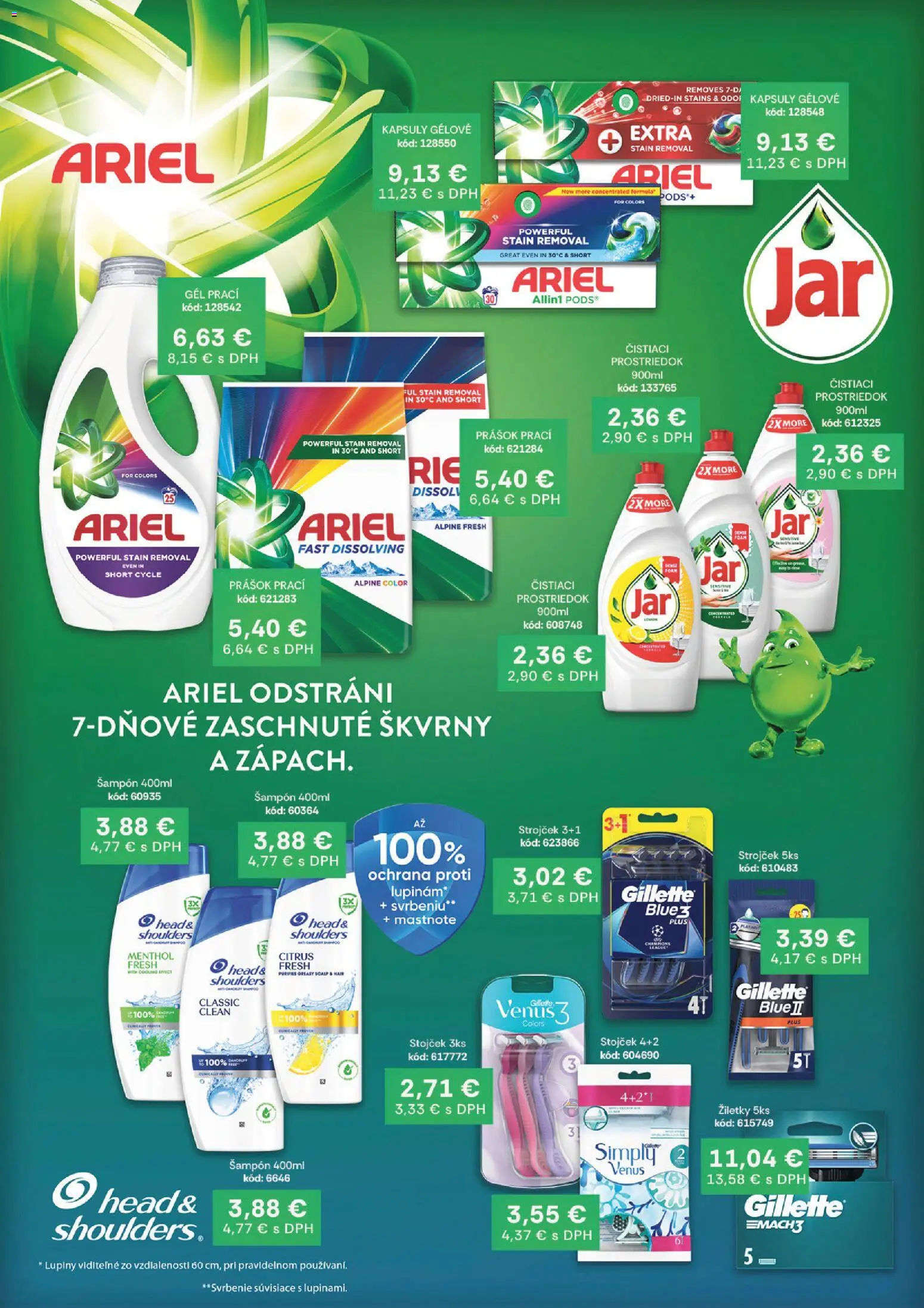 Nové Labaš akcie – leták je platný od 27.03.2026 | Strana: 36 | Produkty: Strojček, Šampón, Čistiaci prostriedok