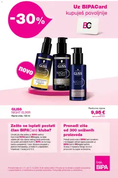 Bipa - BIPACard - Pregled kataloga iz trgovine Bipa, vrijedi od 01.11.2025