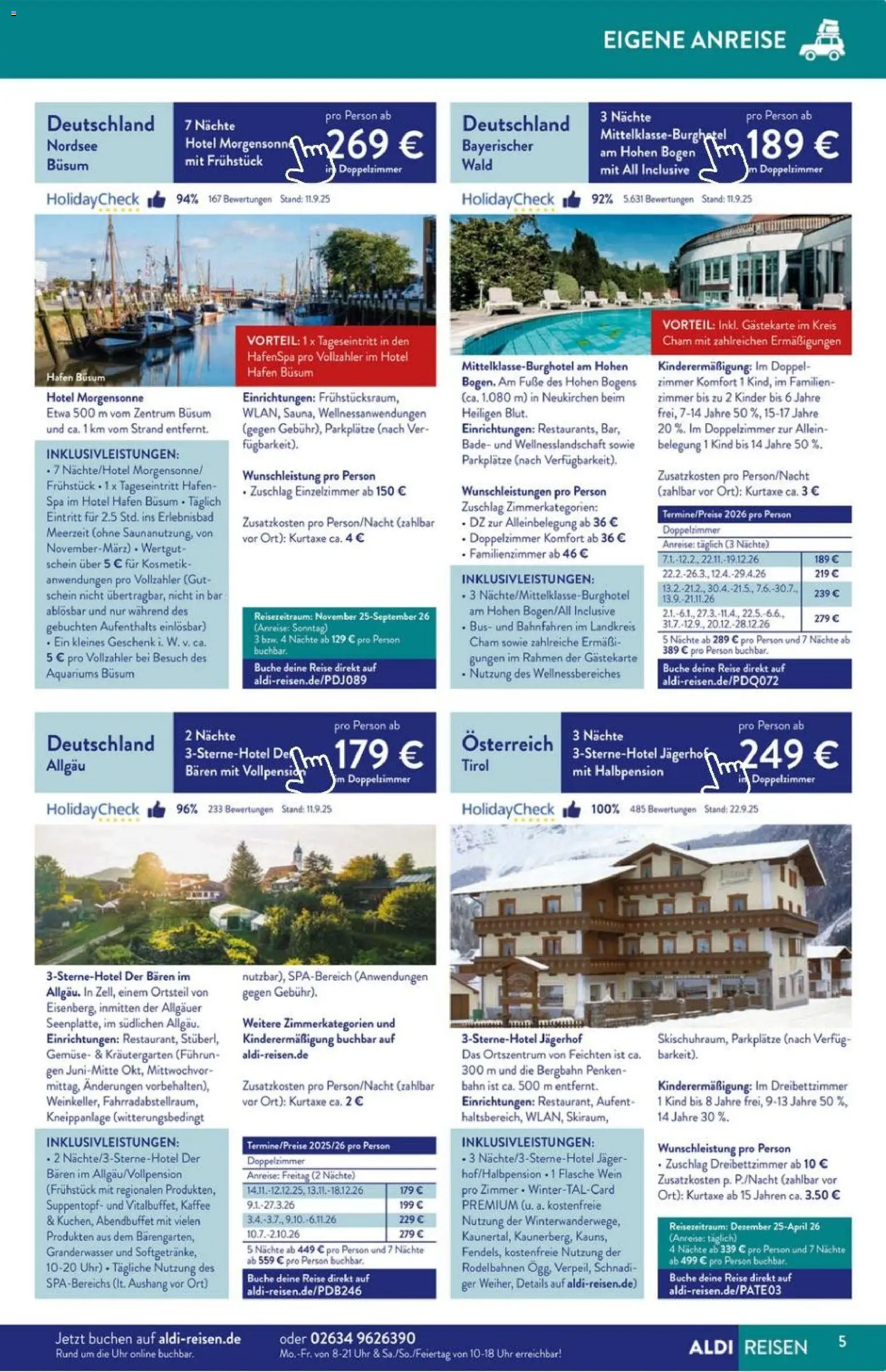 Aldi Süd Reisemagazin November 2025 – gültig ab 01.11.2025 | Seite: 5