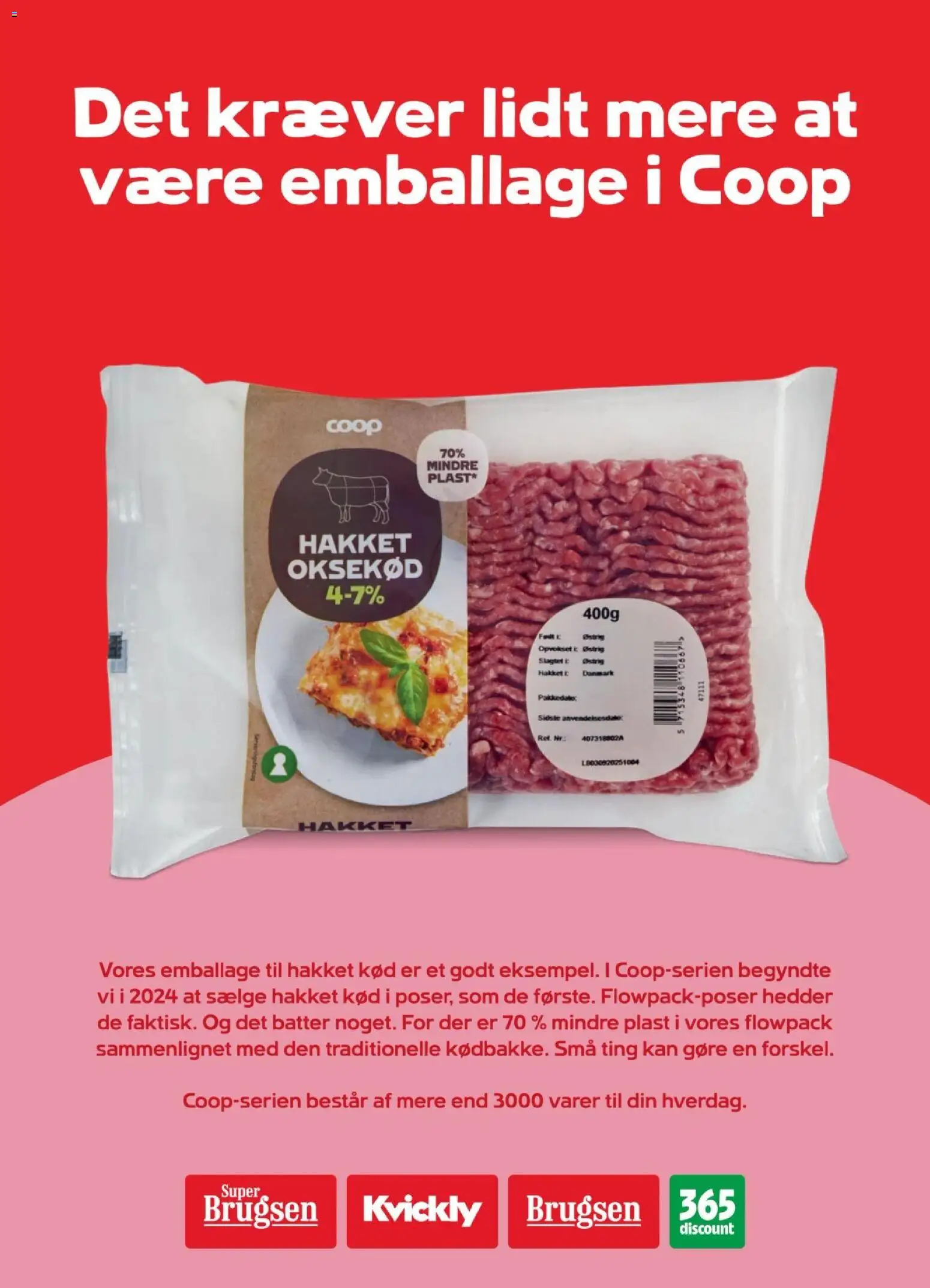 Kvickly tilbudsavis – gyldig fra 24.04.2026 | Side: 33 | Produkter: Hakket kød, Oksekød, Søm