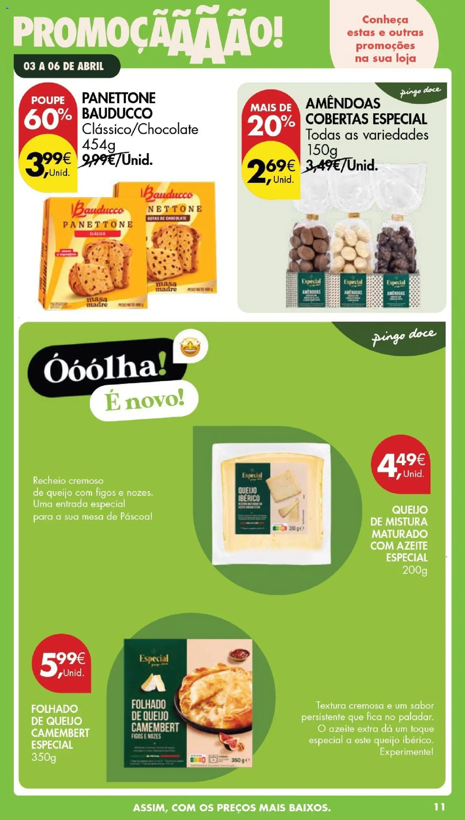 Pingo Doce Poupe este Fim de Semana │ válido de 03.04.2026 | Página: 11 | Produtos: Puff, Mesa, Queijo, Chocolate