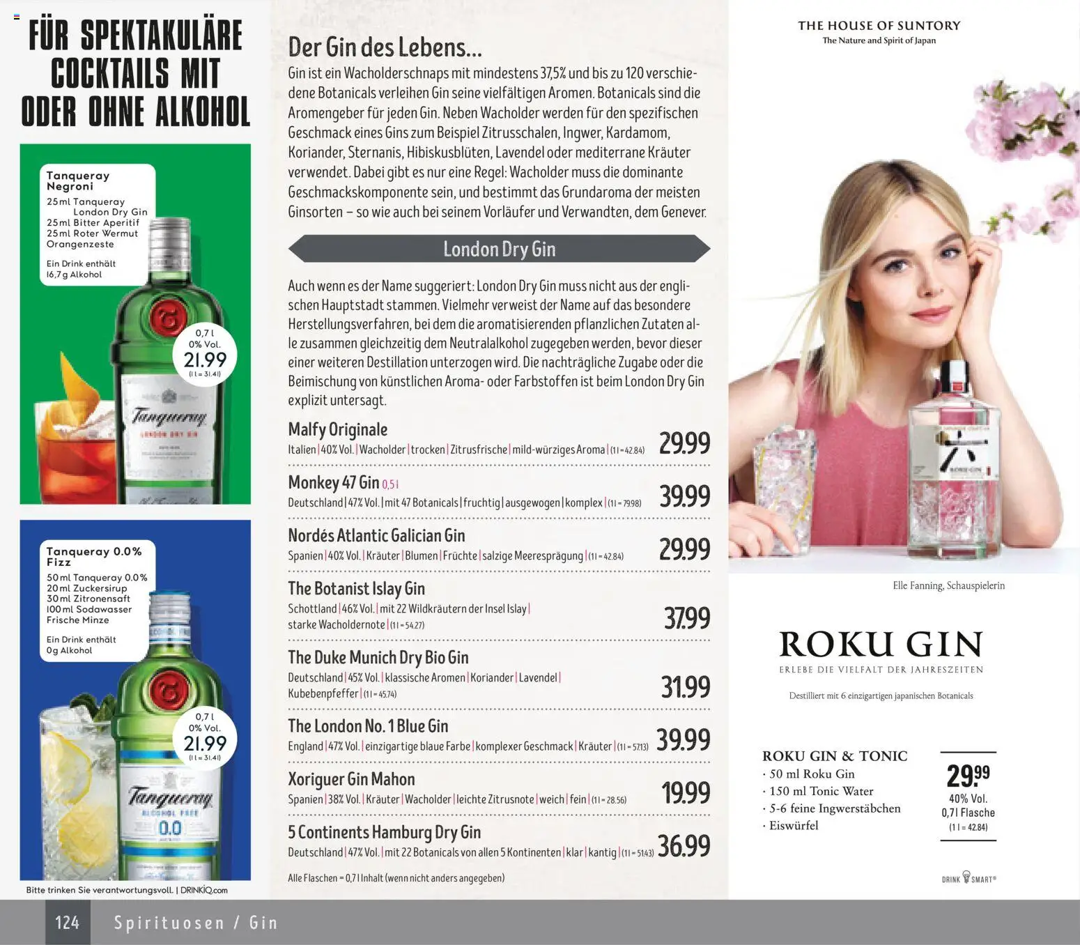 Edeka Struve Wein– und Spirituosen – gültig ab 14.11.2025 | Seite: 124 | Produkte: Blumen, Gin, Lavendel
