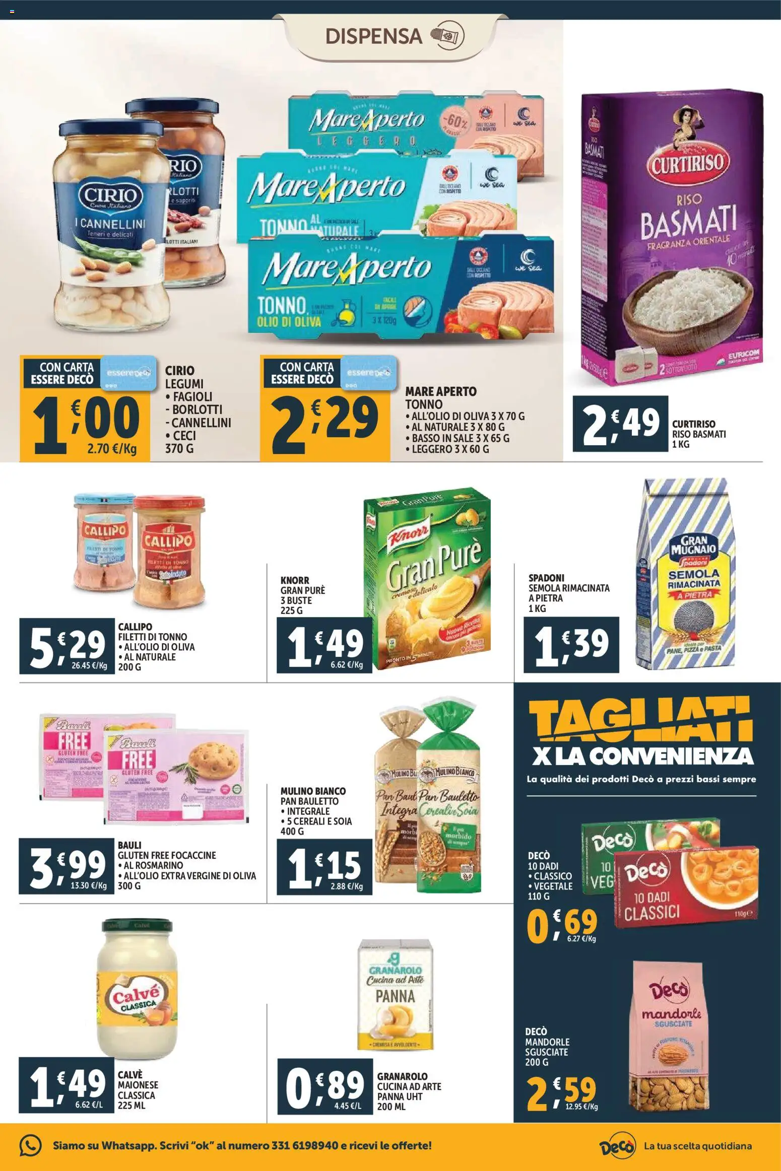 Volantino Decò del 20.01.2026 | Pagina: 9 | Prodotti: Rosmarino, Pizza, Panna, Fragranza
