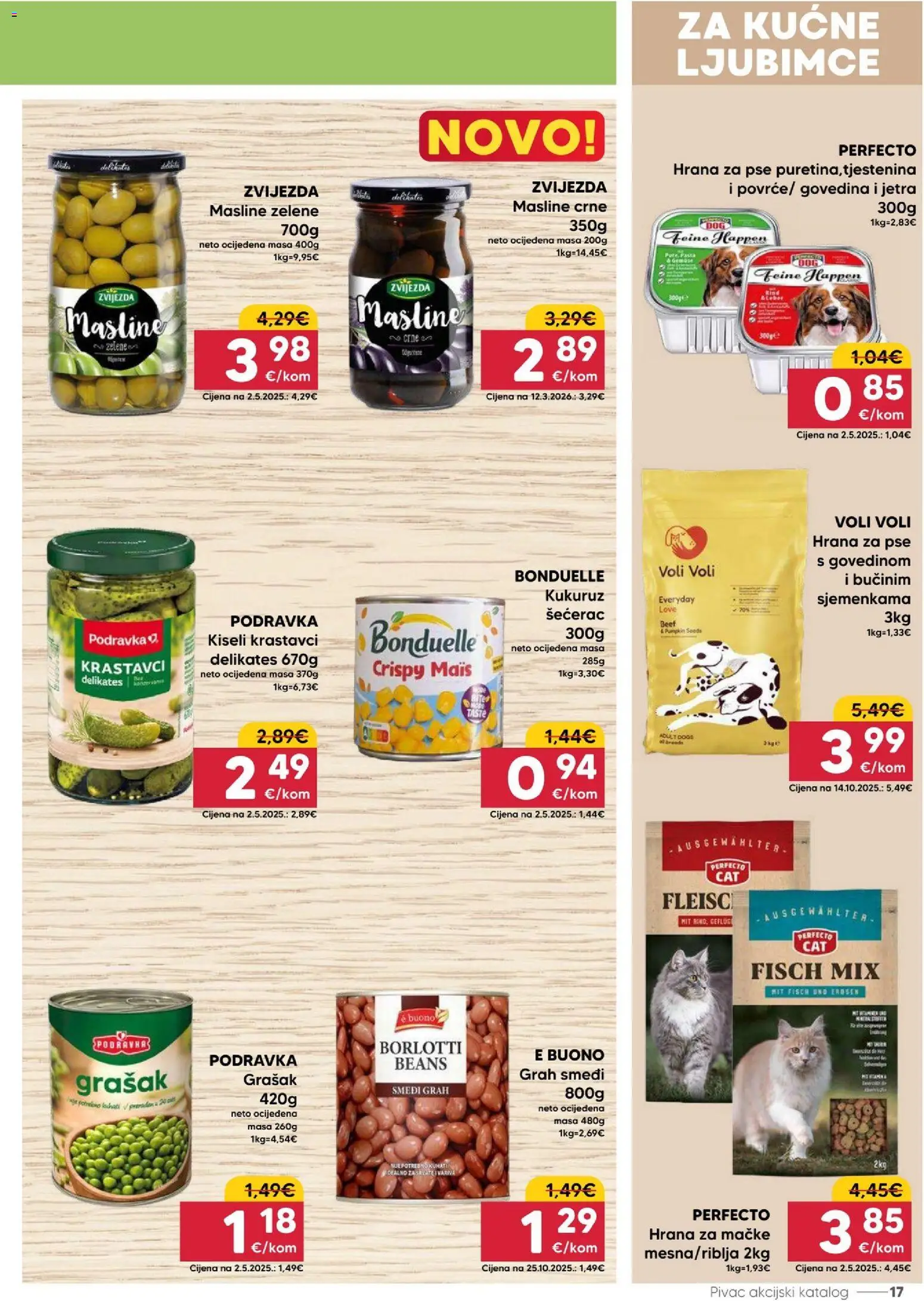 Pivac katalog | vrijedi od 30.03.2026 | Stranica: 17 | Proizvodi: Grah, Govedina, Pasta, Kiseli krastavci