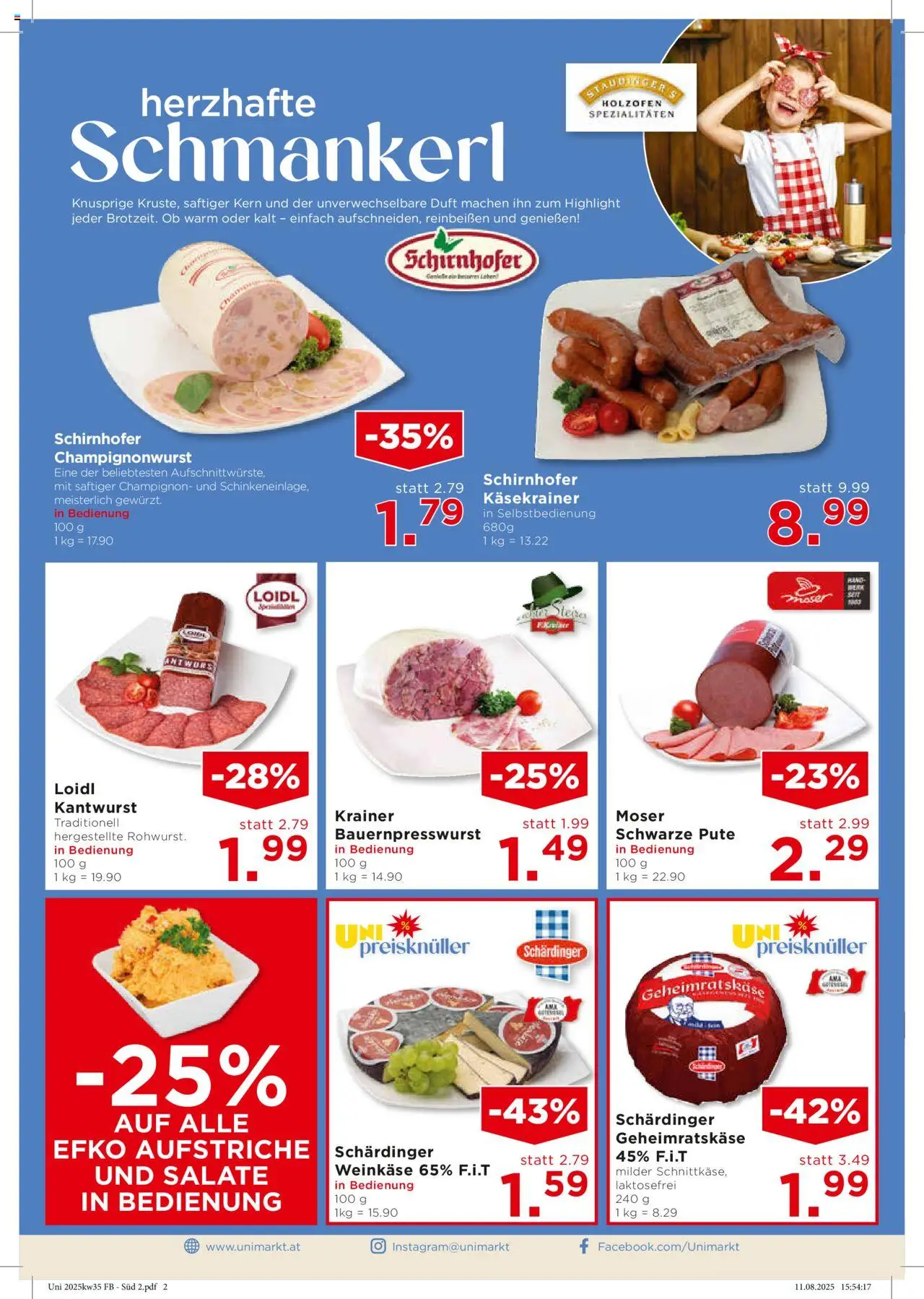 Unimarkt Süd gültig ab 27.08.2025 | Seite: 2 | Produkte: Duft