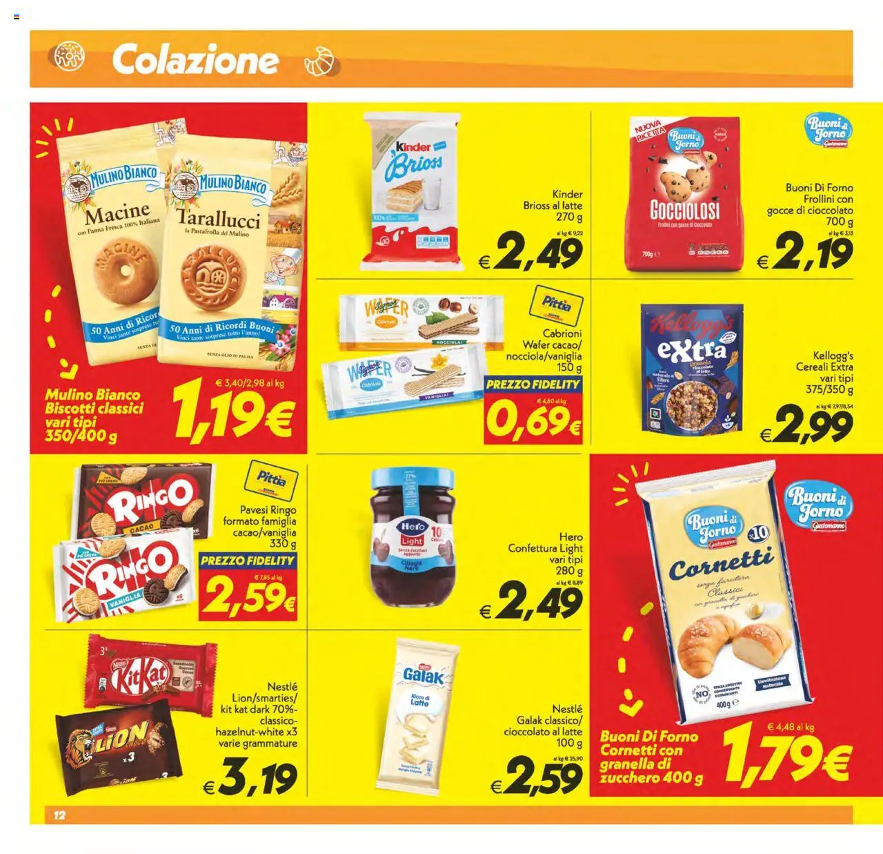 Volantino SuperConveniente del 23.09.2025 | Pagina: 12 | Prodotti: Cioccolato, Olio, Cacao, Frollini