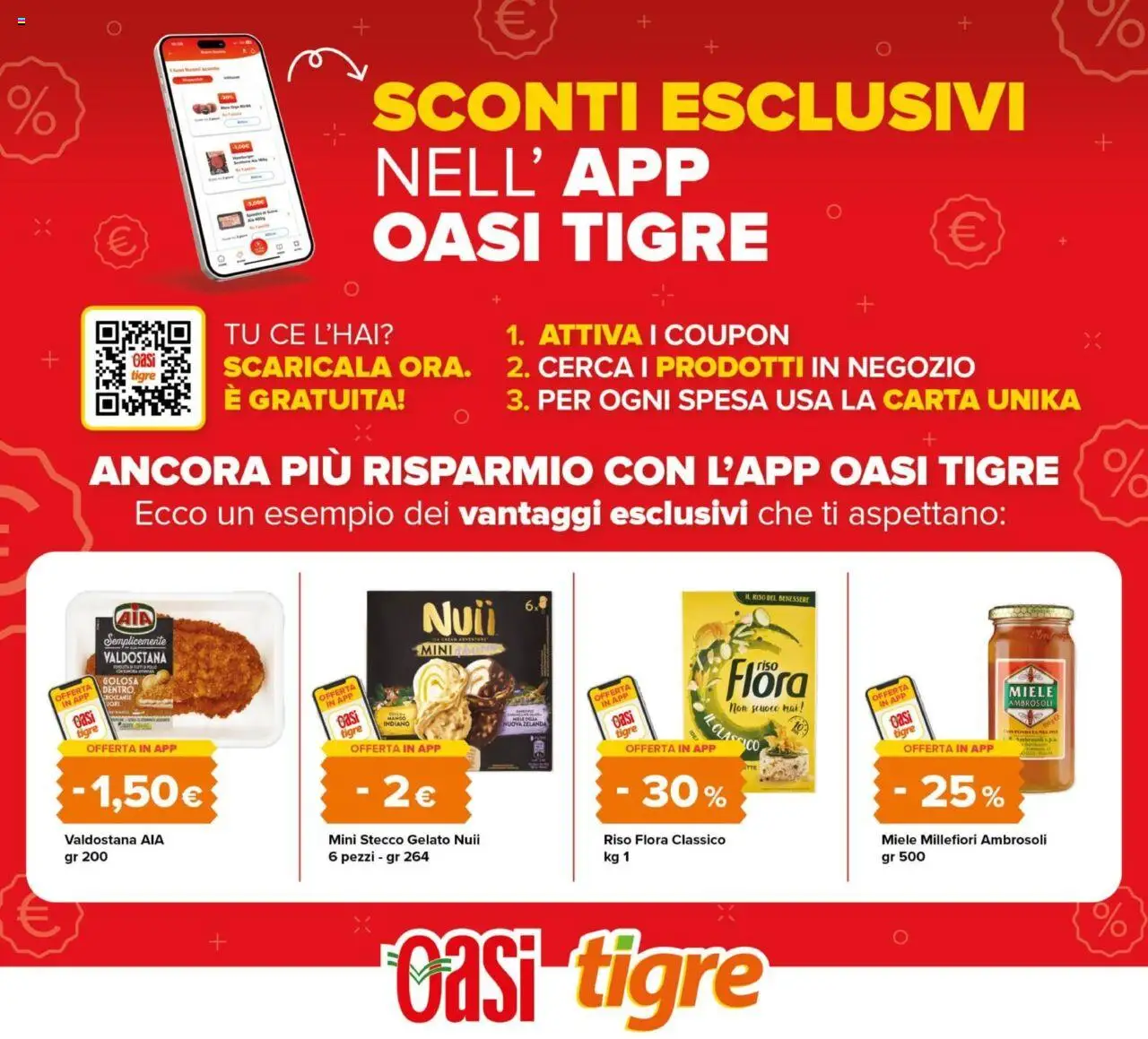 Volantino Tigre del 07.08.2025 | Pagina: 14 | Prodotti: Riso, Gelato, Miele