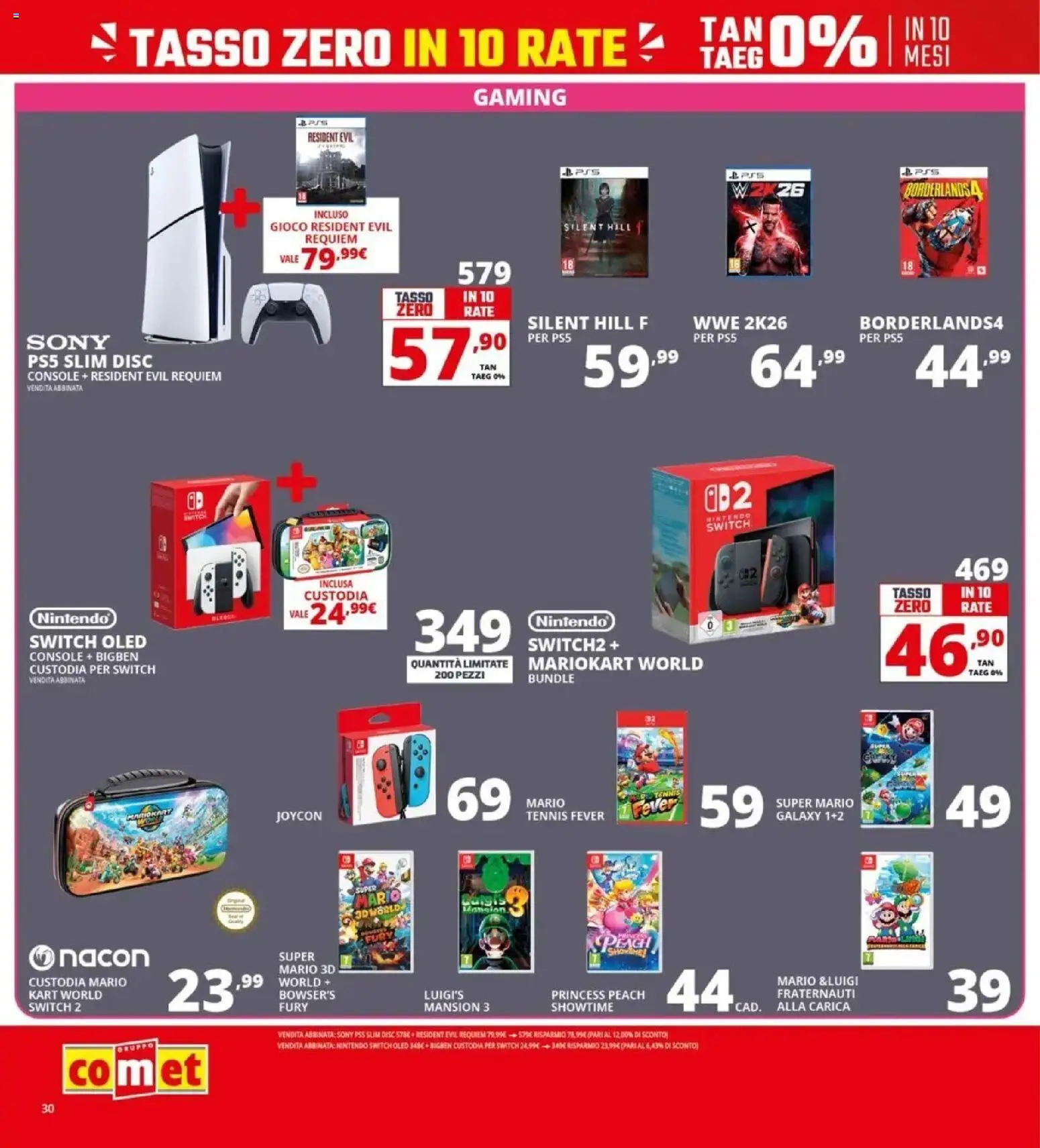 Volantino Comet del 09.04.2026 | Pagina: 30 | Prodotti: Gioco