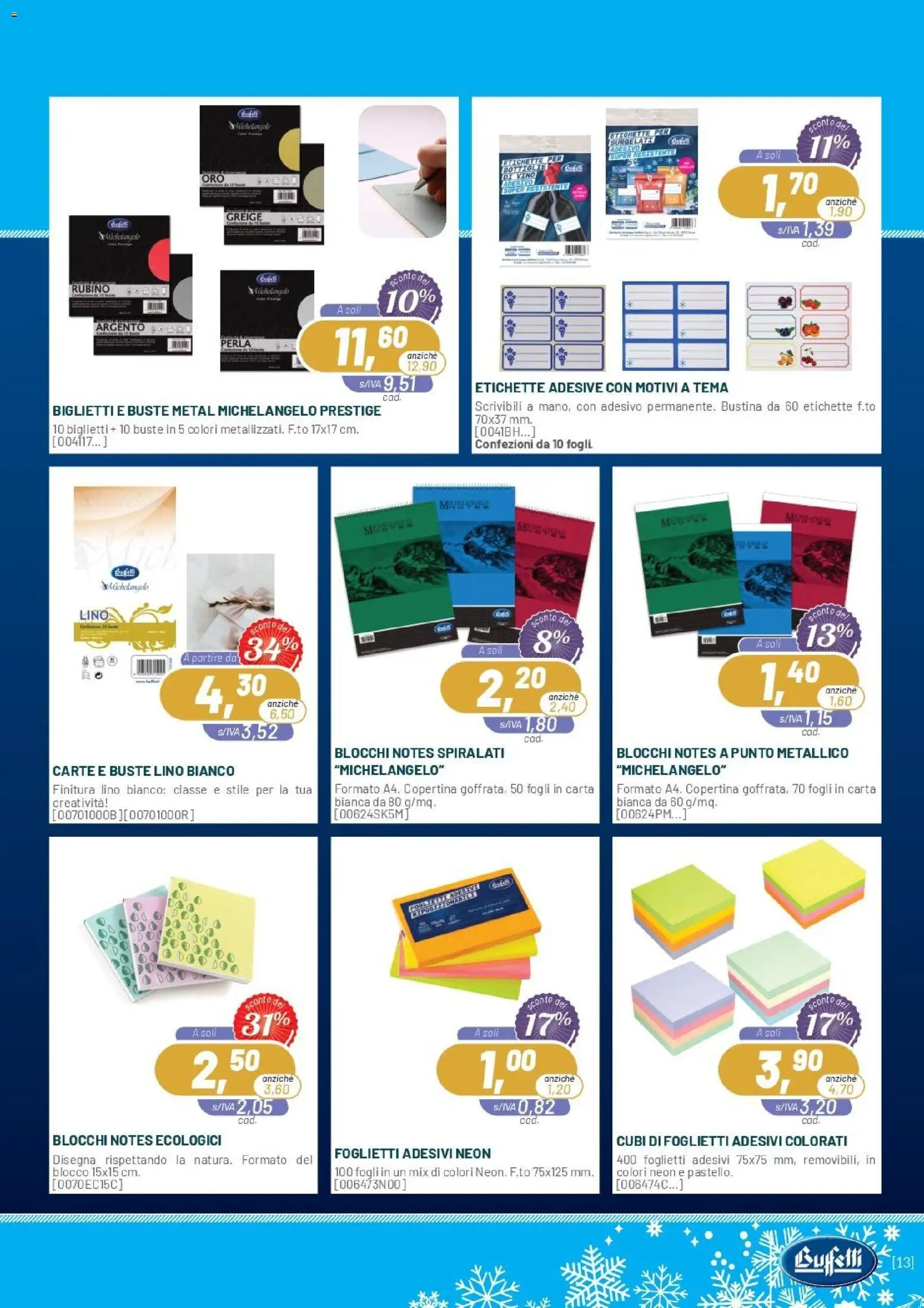 Volantino Buffetti del 01.11.2025 | Pagina: 13