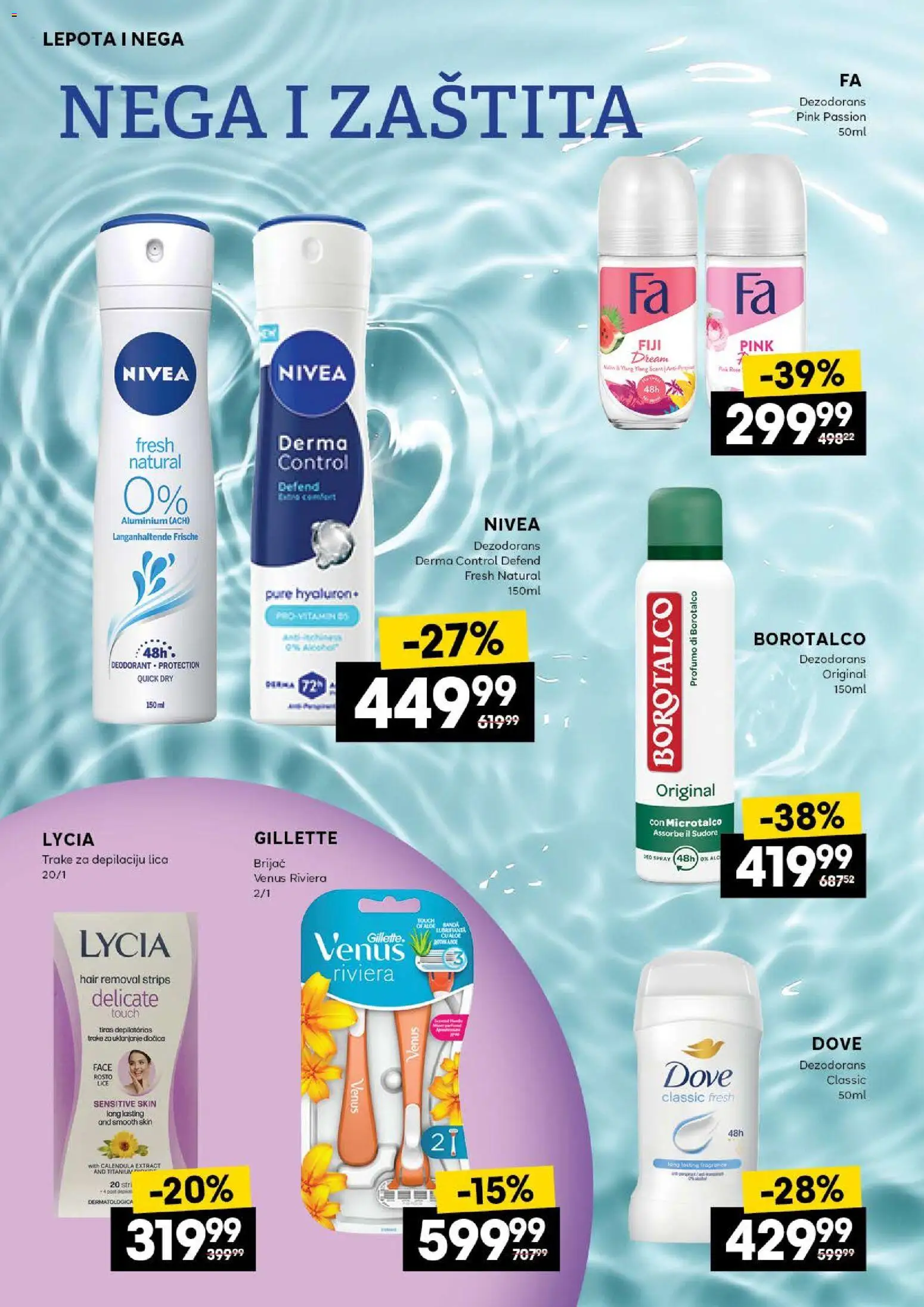 Roda katalog - važi od 30.10.2025 | Strana: 28 | Proizvode: Gillette, Nivea, Dove, Dezodorans