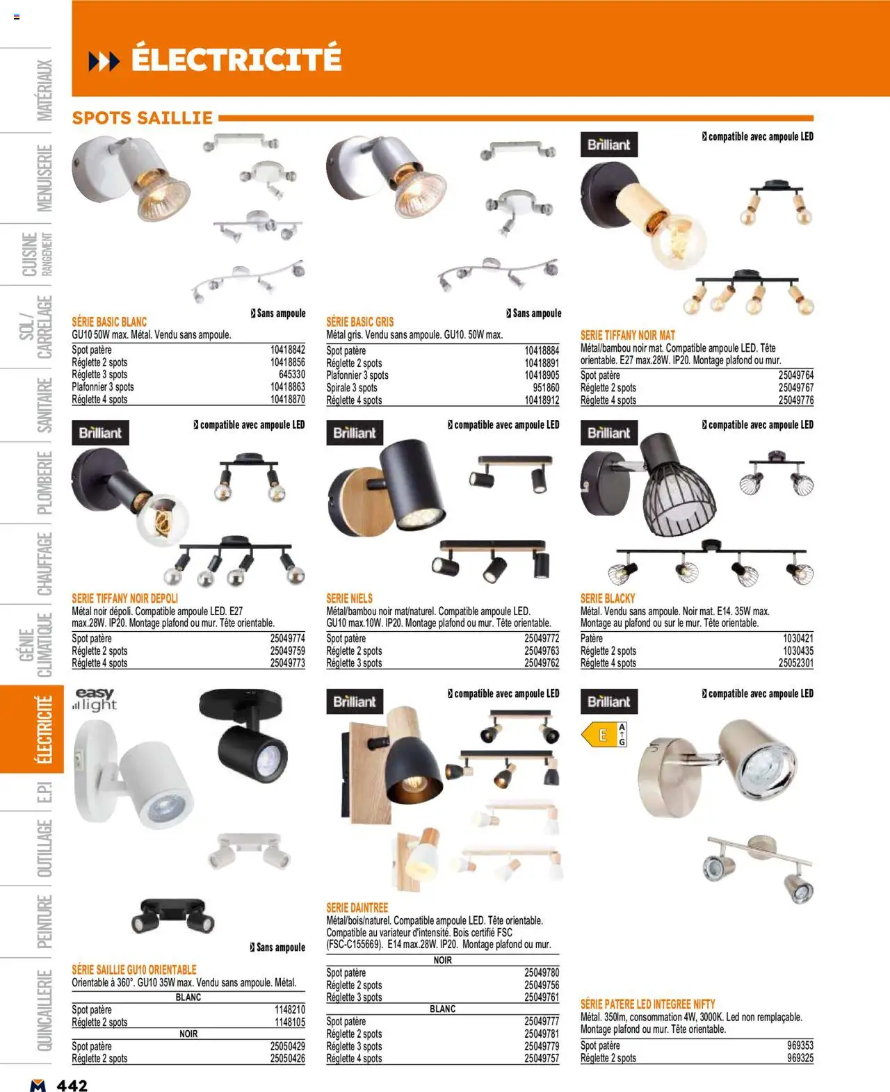  | Page: 442 | Produits: Plafonnier