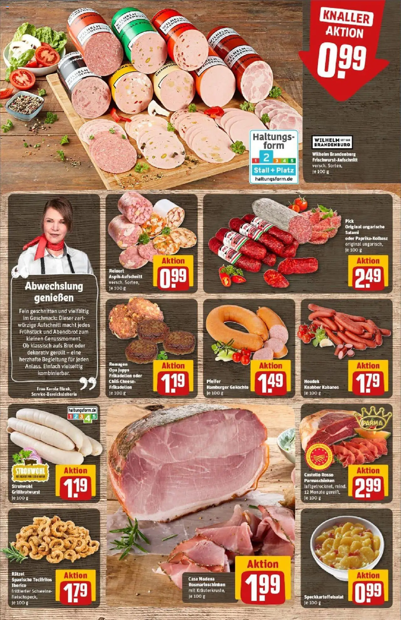 Rewe prospekt Euskirchen	 - gültig ab dem 20.07.2025 | Seite: 10 | Produkte: Paprika, Brot, Salami