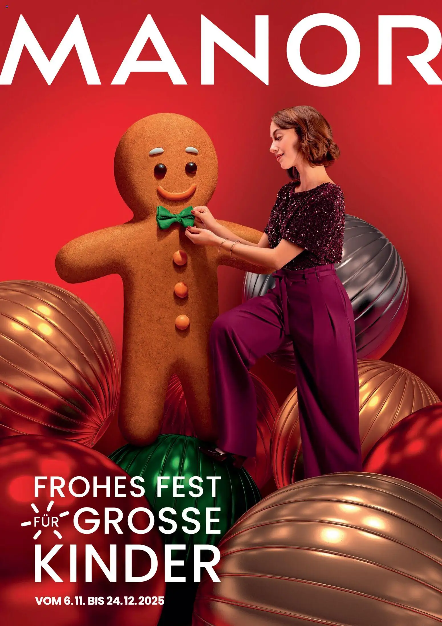 Manor Aktionen Frohes Fest für Grosse Kinder – gültig ab 06.11.2025 | Seite: 1