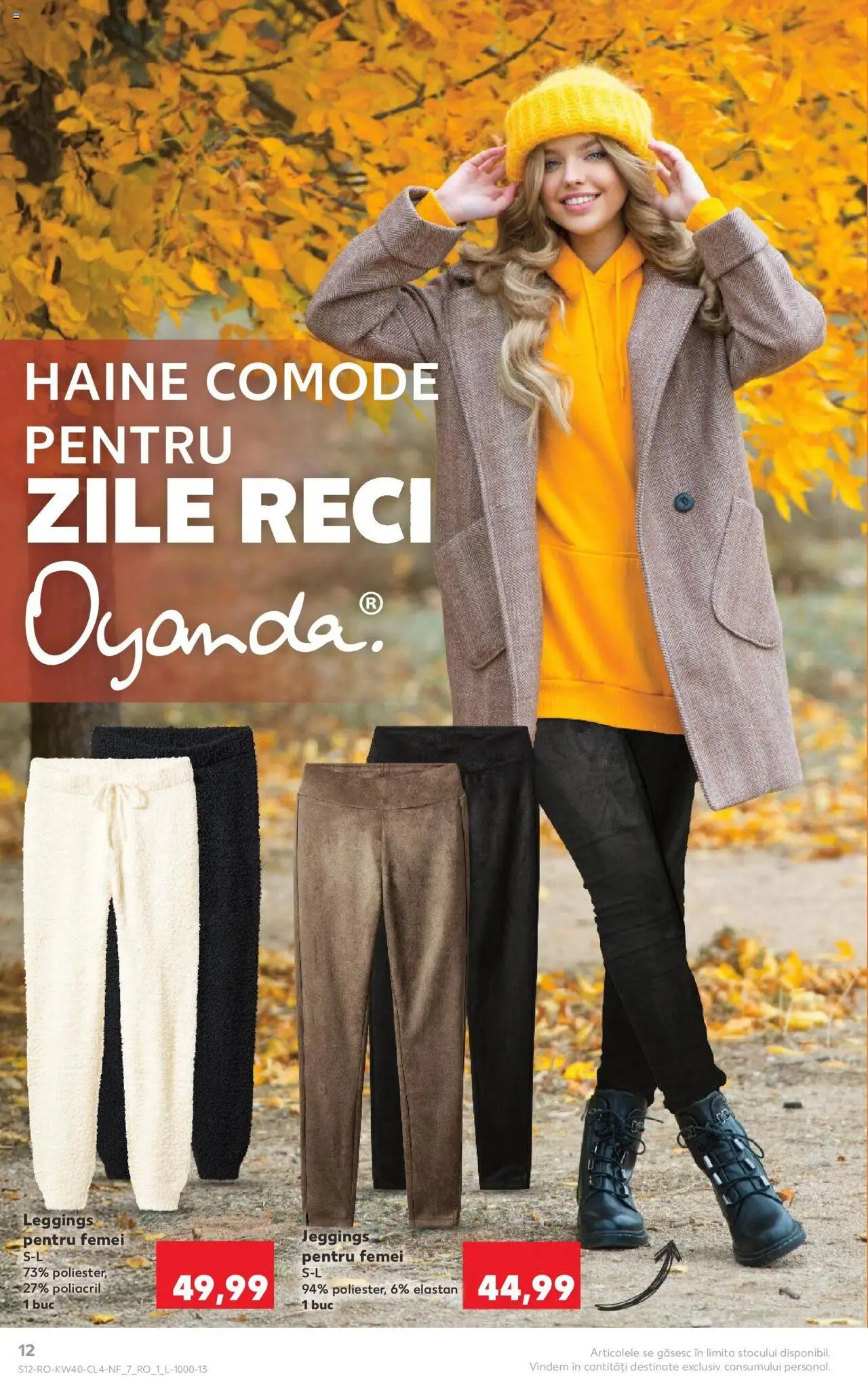 Noul catalog Kaufland – valabil de la 01.10.2025 | Pagină: 12 | Produse: Haine