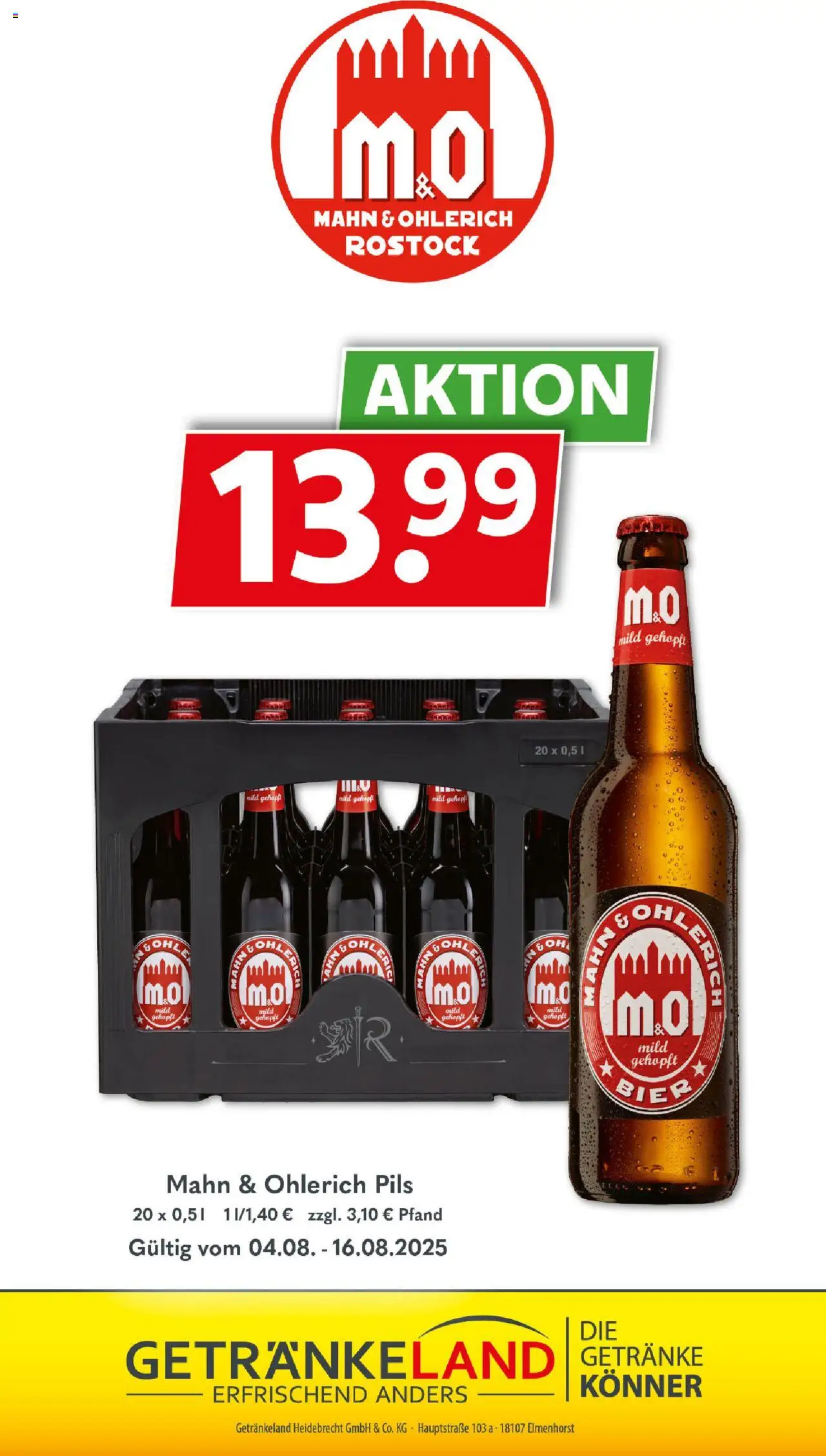 Getränkeland Prospekt 	 - gültig ab dem 04.08.2025 | Seite: 11 | Produkte: Bier, Pils