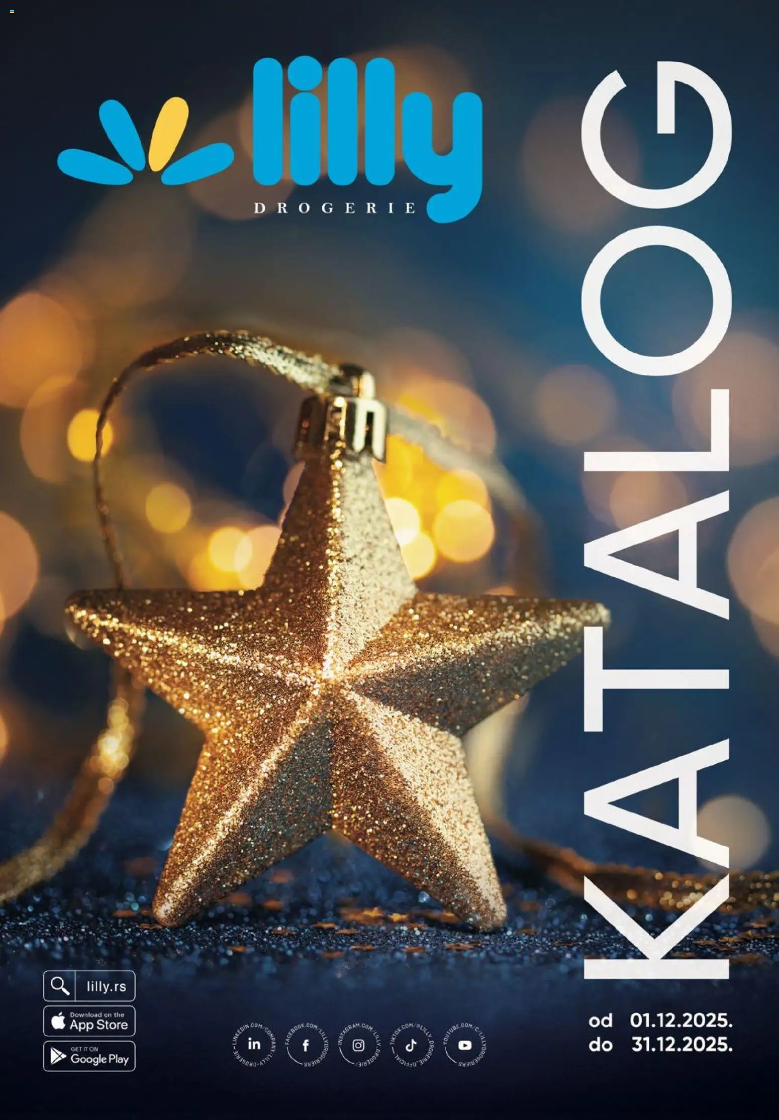 Lilly drogerie katalog - važi od 01.12.2025 | Strana: 1