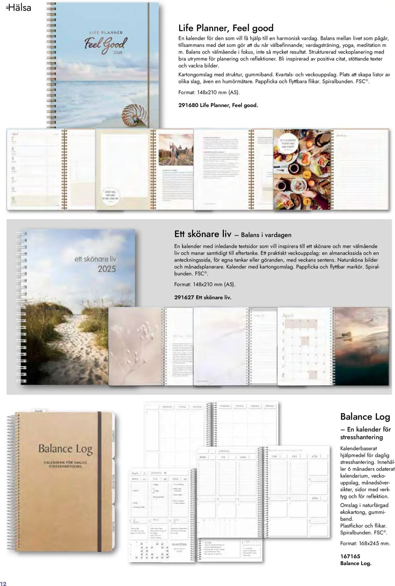 Lyreco reklamblad aktuell från 27.08.2024 | Sida: 12 | Produkter: Kalender