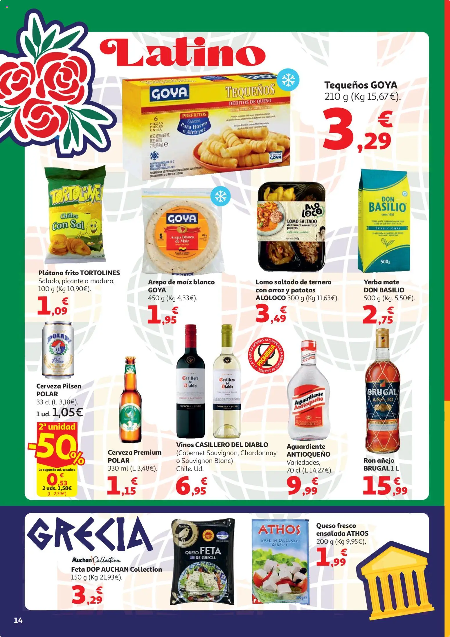 Alcampo HG Unico │ válido desde el 07.04.2026 | Página: 14 | Productos: Ron, Ensalada, Horno, Cocina